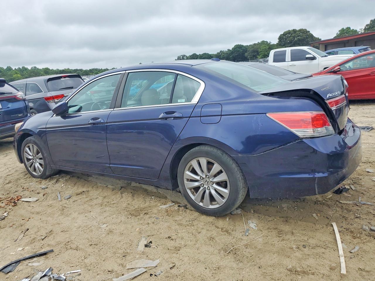 2011 Honda Accord Exl Blue vin: 1HGCP2F88BA112397
