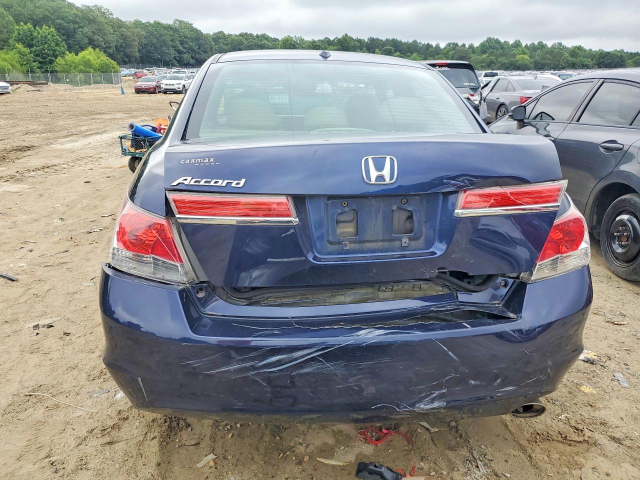 2011 Honda Accord Exl Blue vin: 1HGCP2F88BA112397