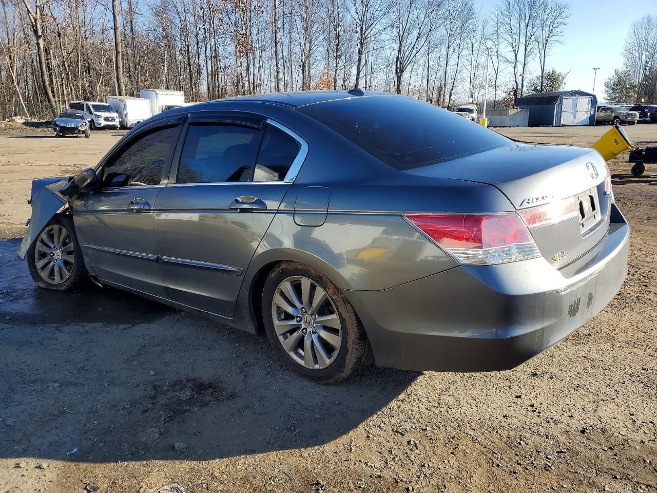 2011 Honda Accord Exl Gray vin: 1HGCP2F88BA121262