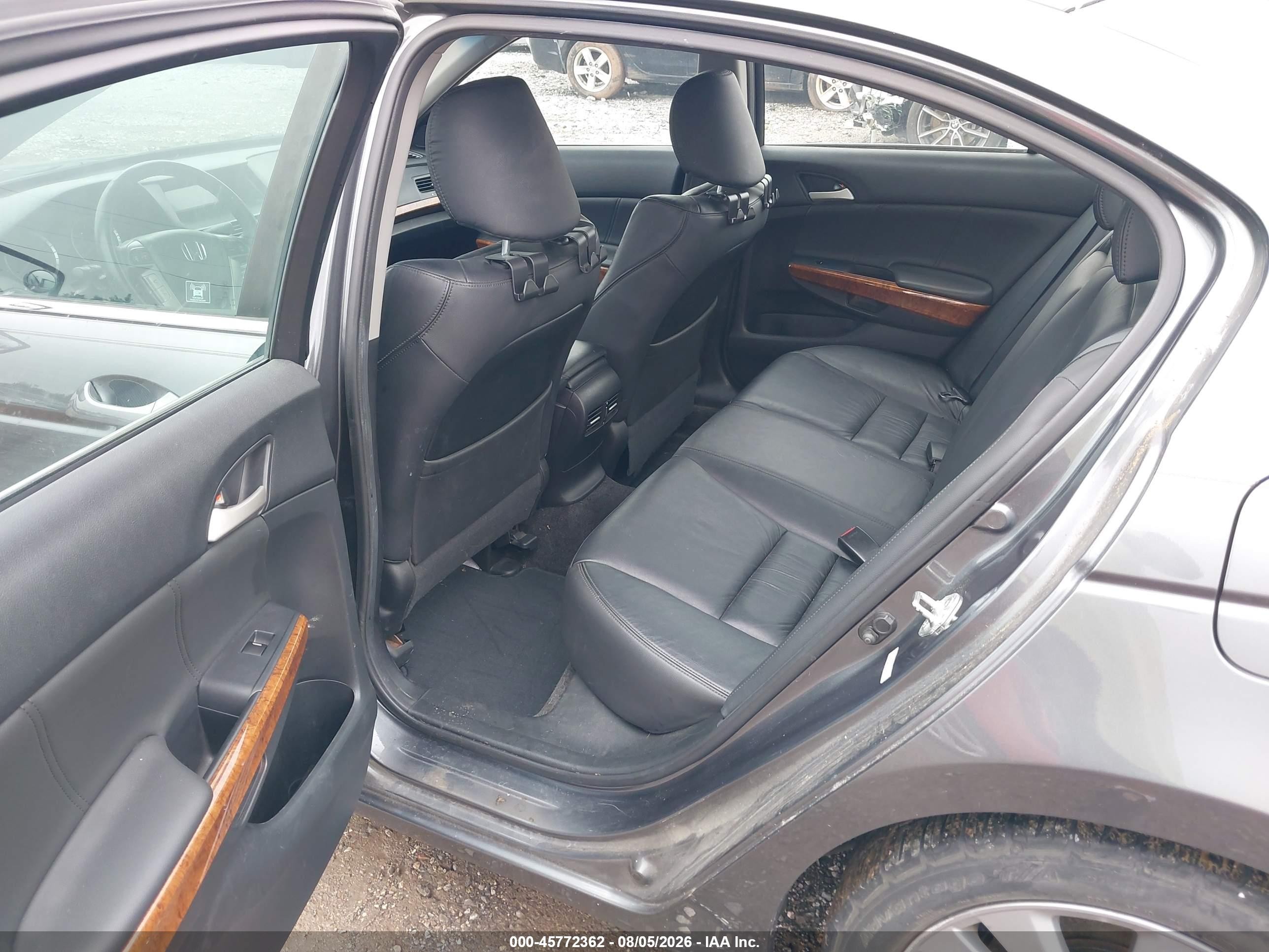 2011 Honda Accord 2.4 Ex-l Gray vin: 1HGCP2F88BA154360
