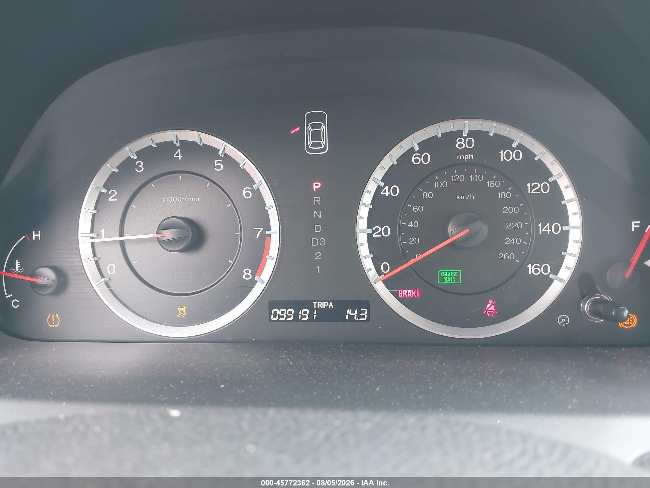 2011 Honda Accord 2.4 Ex-l Gray vin: 1HGCP2F88BA154360