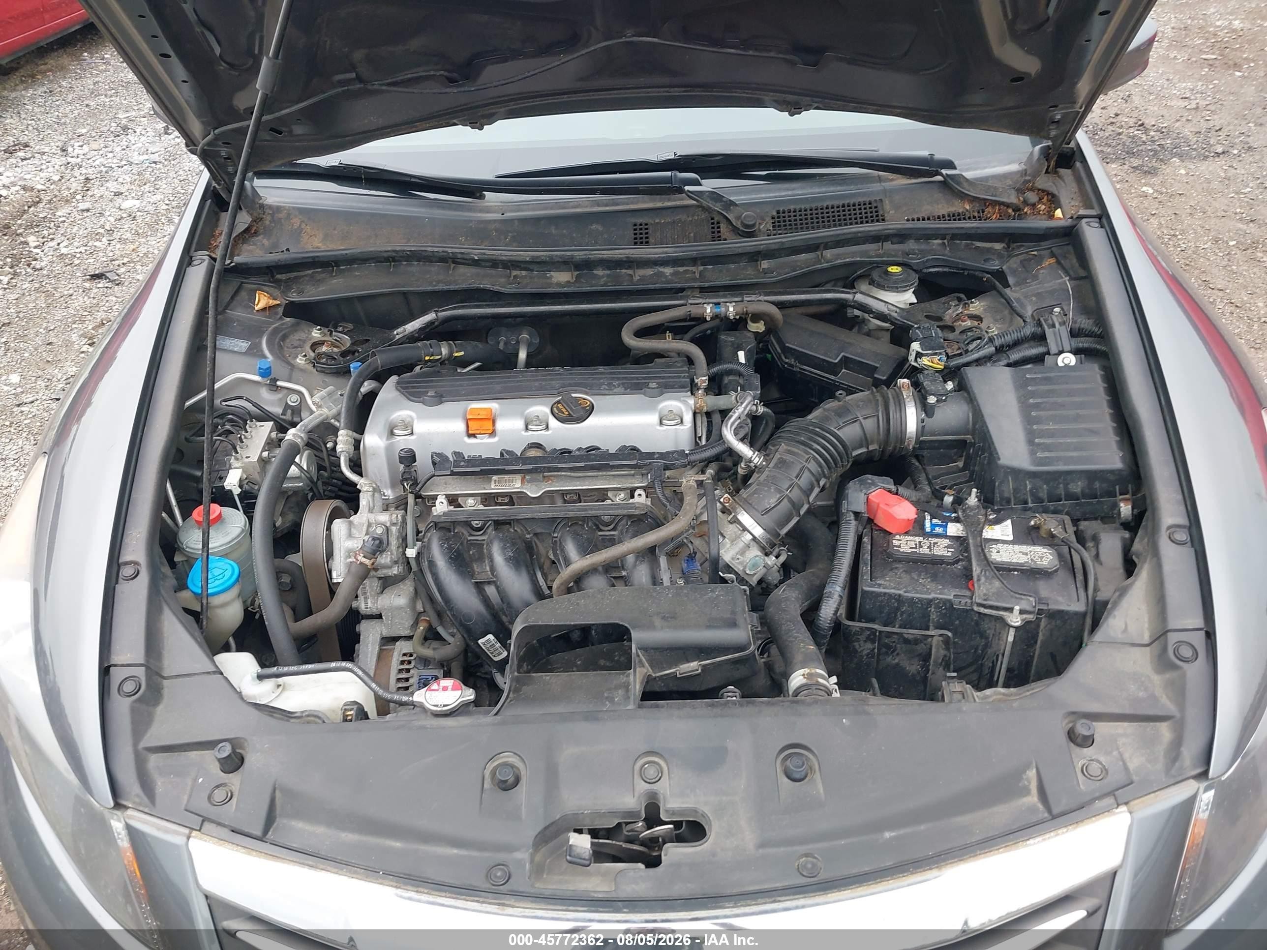 2011 Honda Accord 2.4 Ex-l Gray vin: 1HGCP2F88BA154360