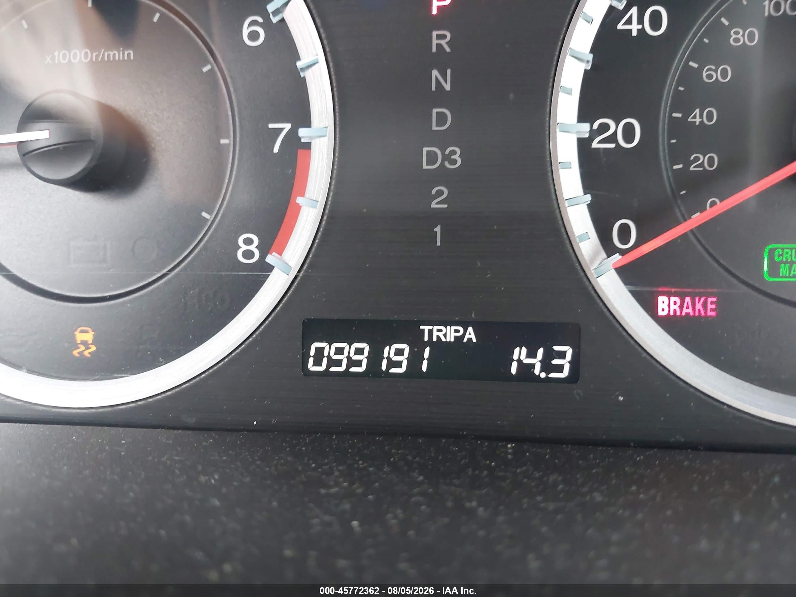 2011 Honda Accord 2.4 Ex-l Gray vin: 1HGCP2F88BA154360