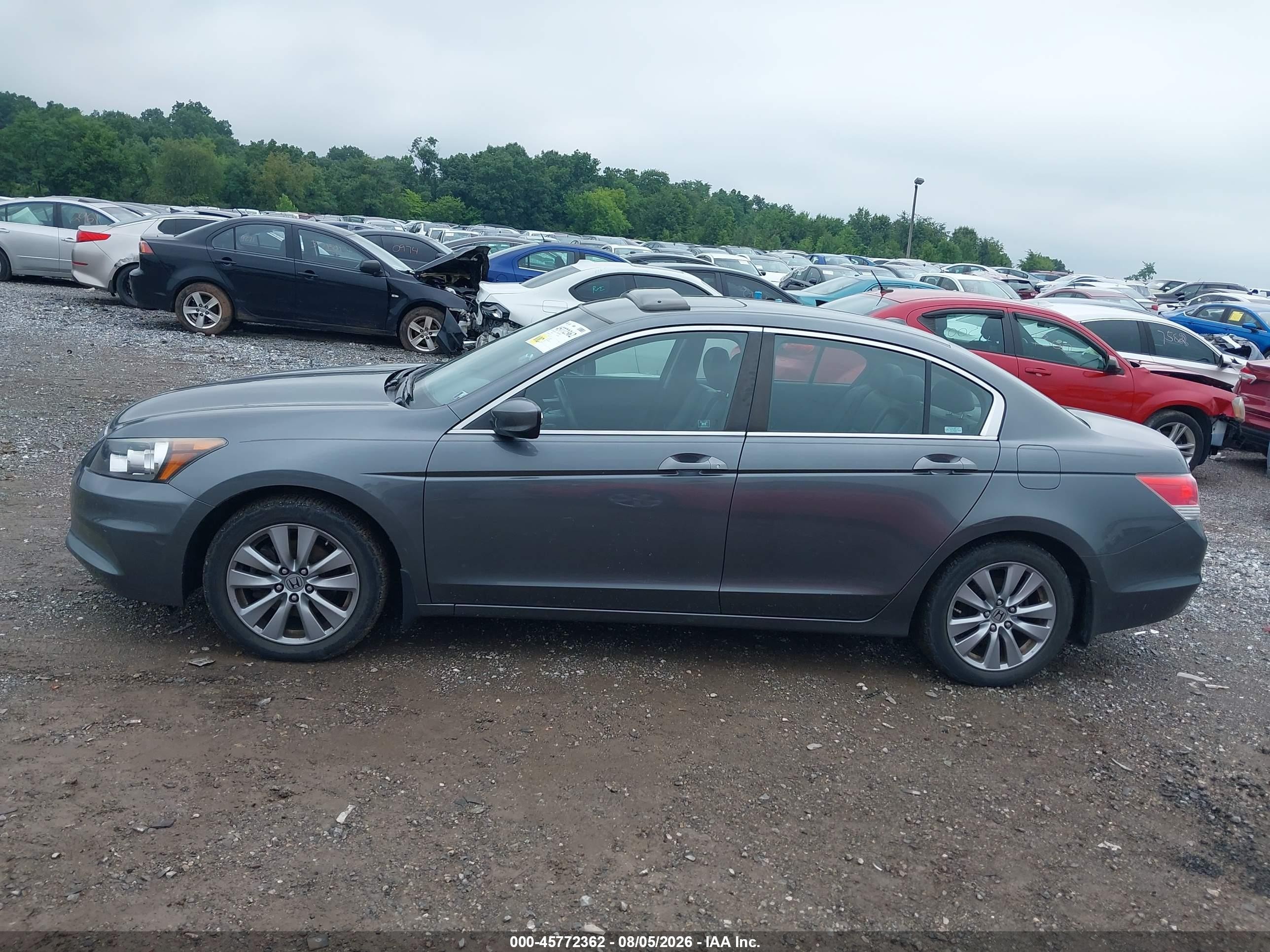 2011 Honda Accord 2.4 Ex-l Gray vin: 1HGCP2F88BA154360