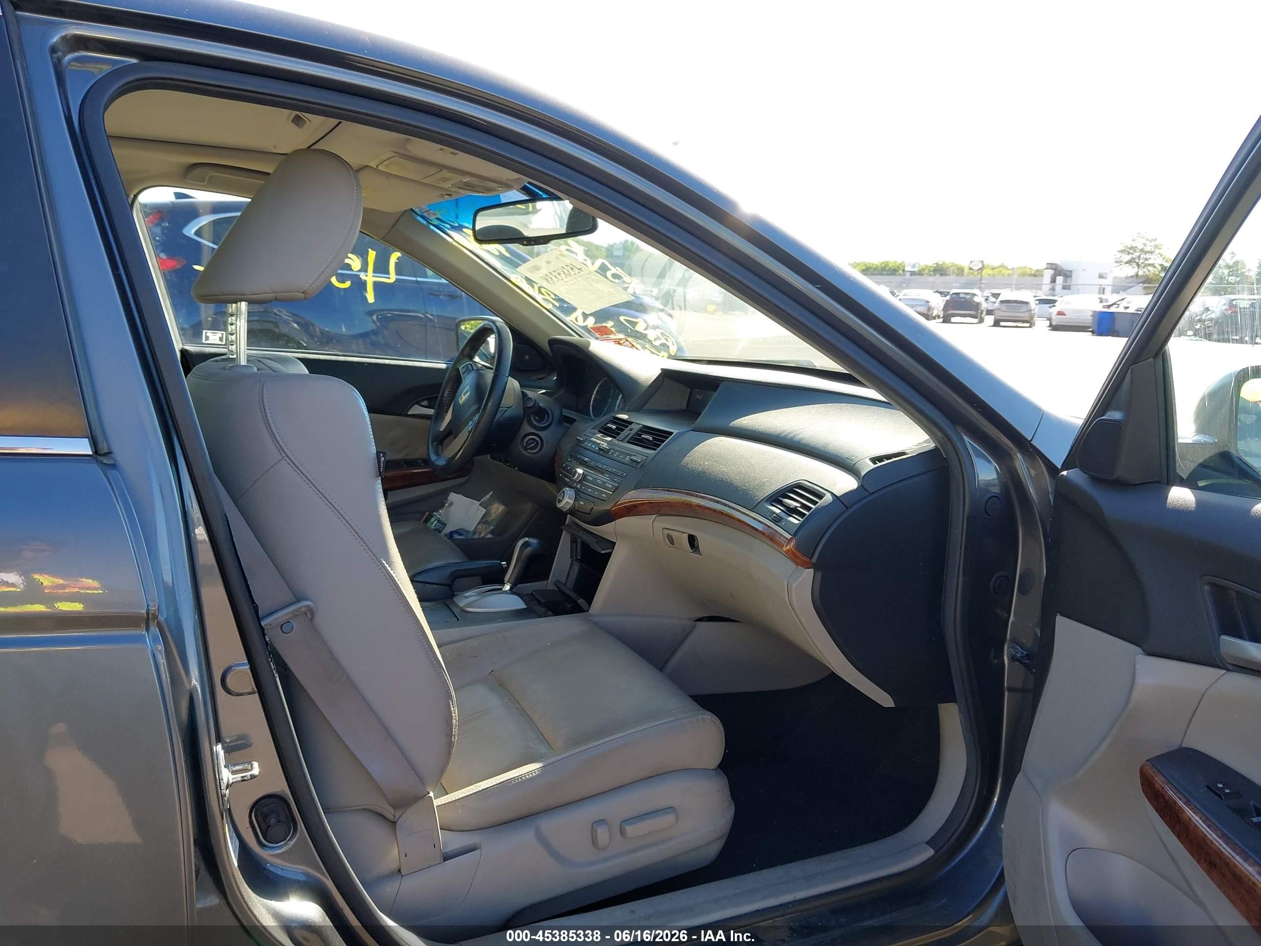 2011 Honda Accord 2.4 Ex-l Gray vin: 1HGCP2F88BA157629