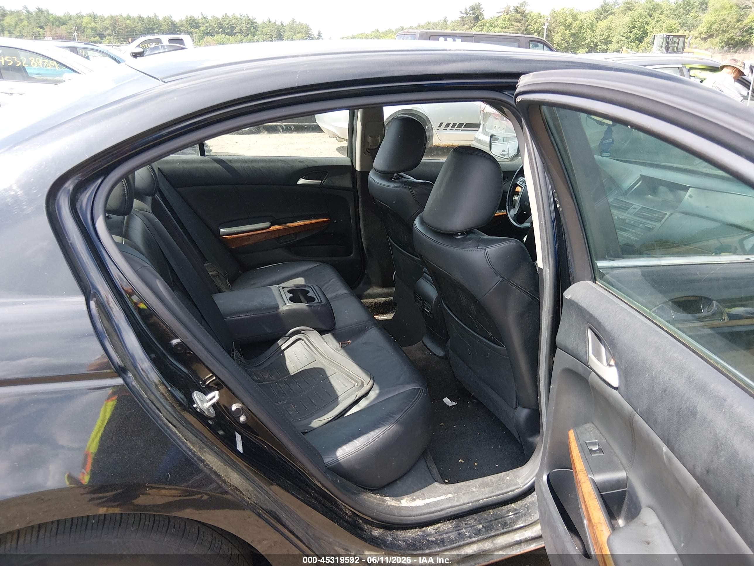 2012 Honda Accord 2.4 Ex-l Черный vin: 1HGCP2F88CA005657