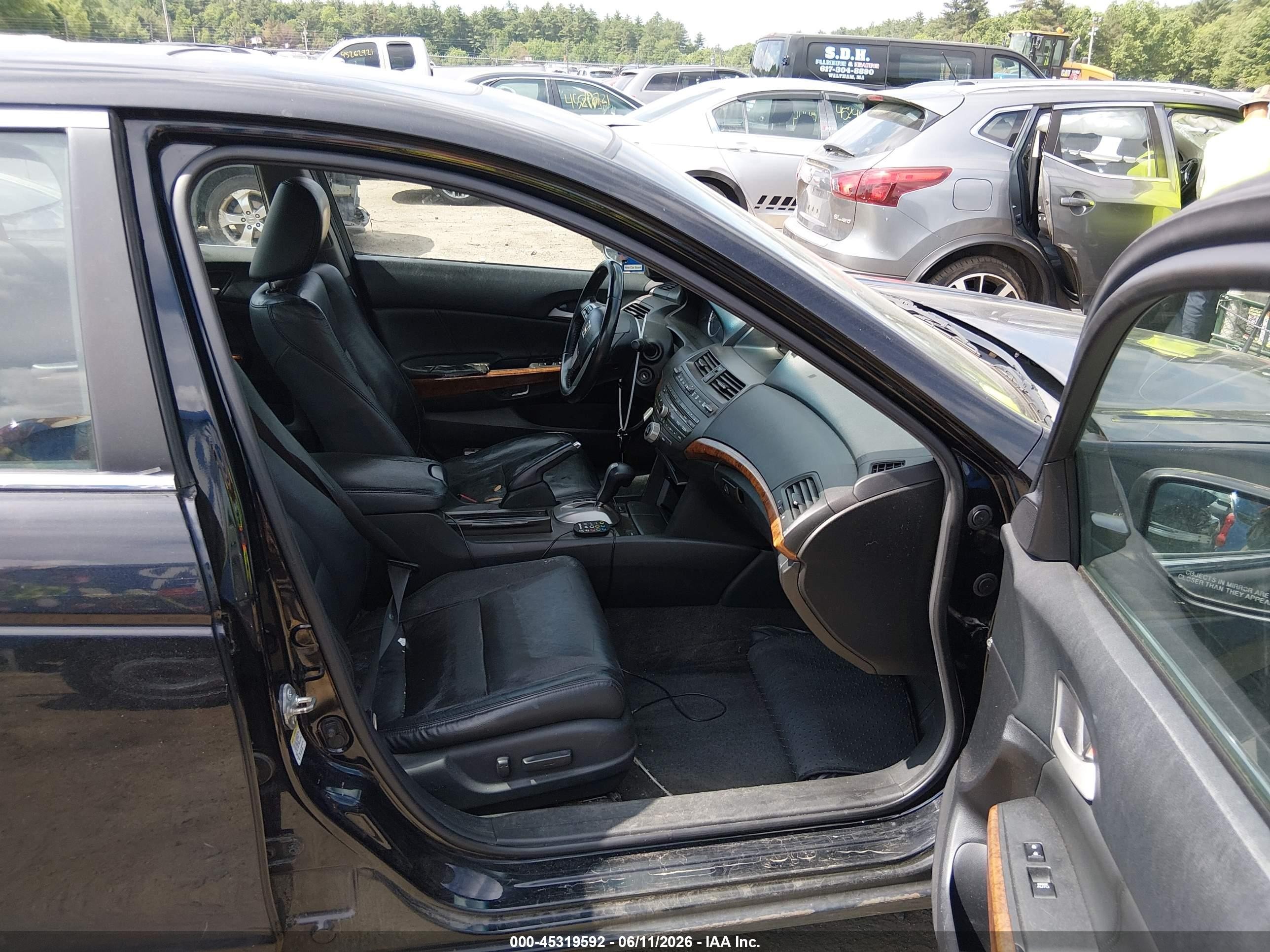 2012 Honda Accord 2.4 Ex-l Черный vin: 1HGCP2F88CA005657