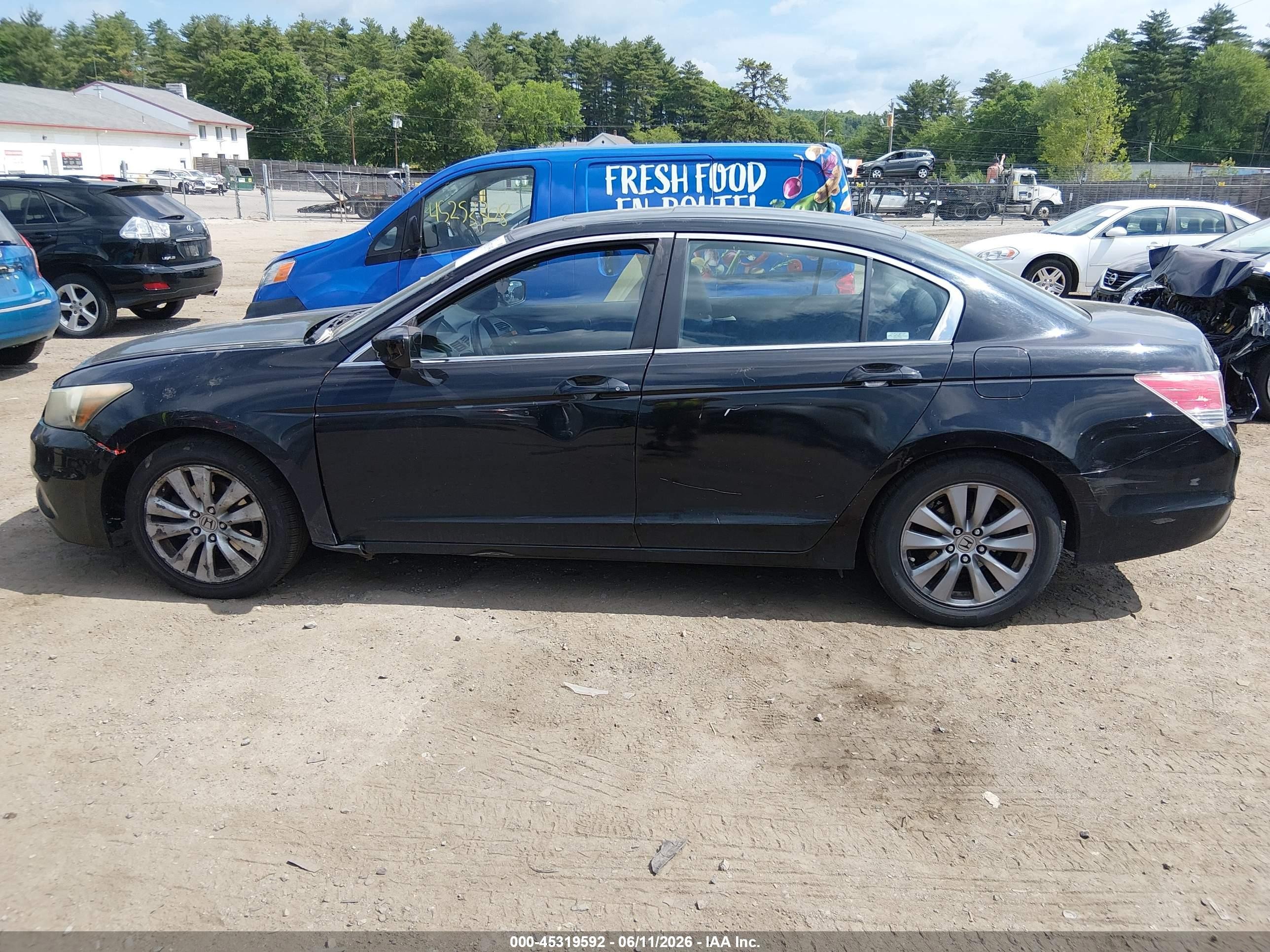 2012 Honda Accord 2.4 Ex-l Черный vin: 1HGCP2F88CA005657