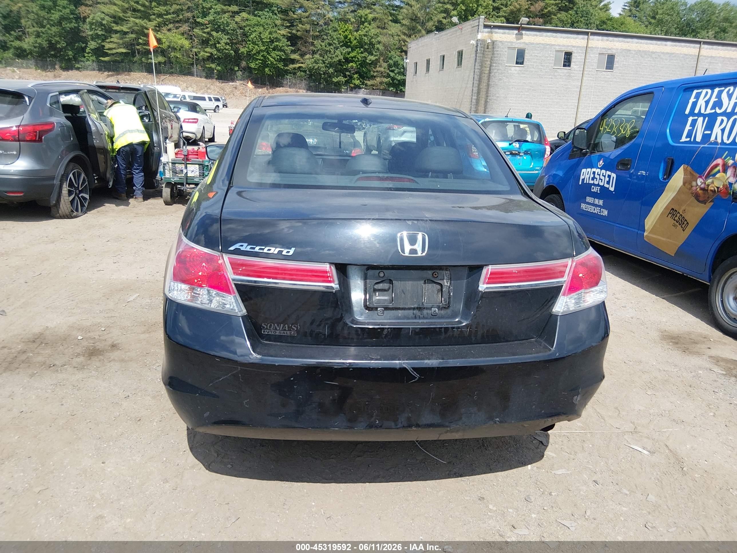 2012 Honda Accord 2.4 Ex-l Черный vin: 1HGCP2F88CA005657