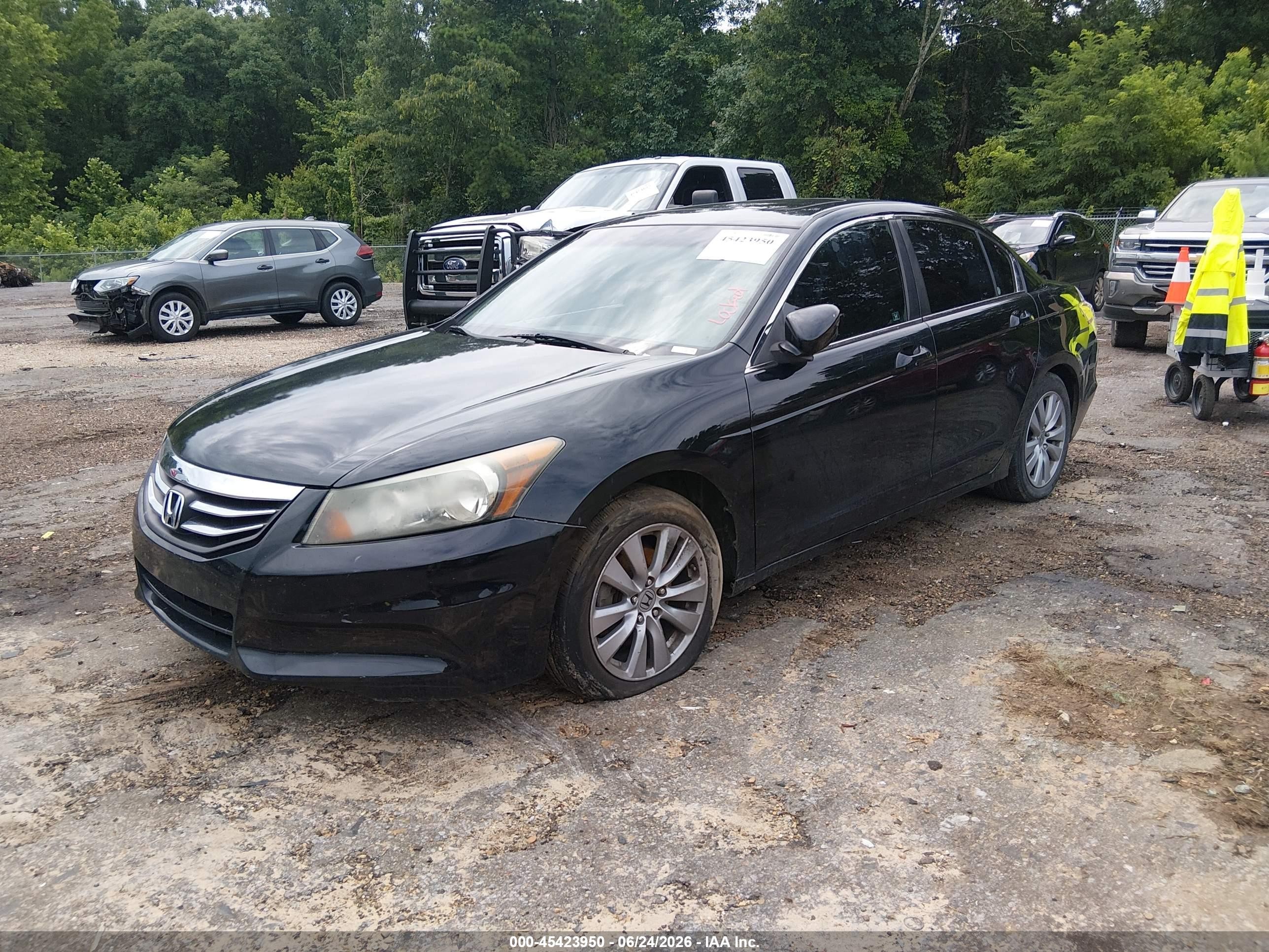 2012 Honda Accord 2.4 Ex-l Black vin: 1HGCP2F88CA033975
