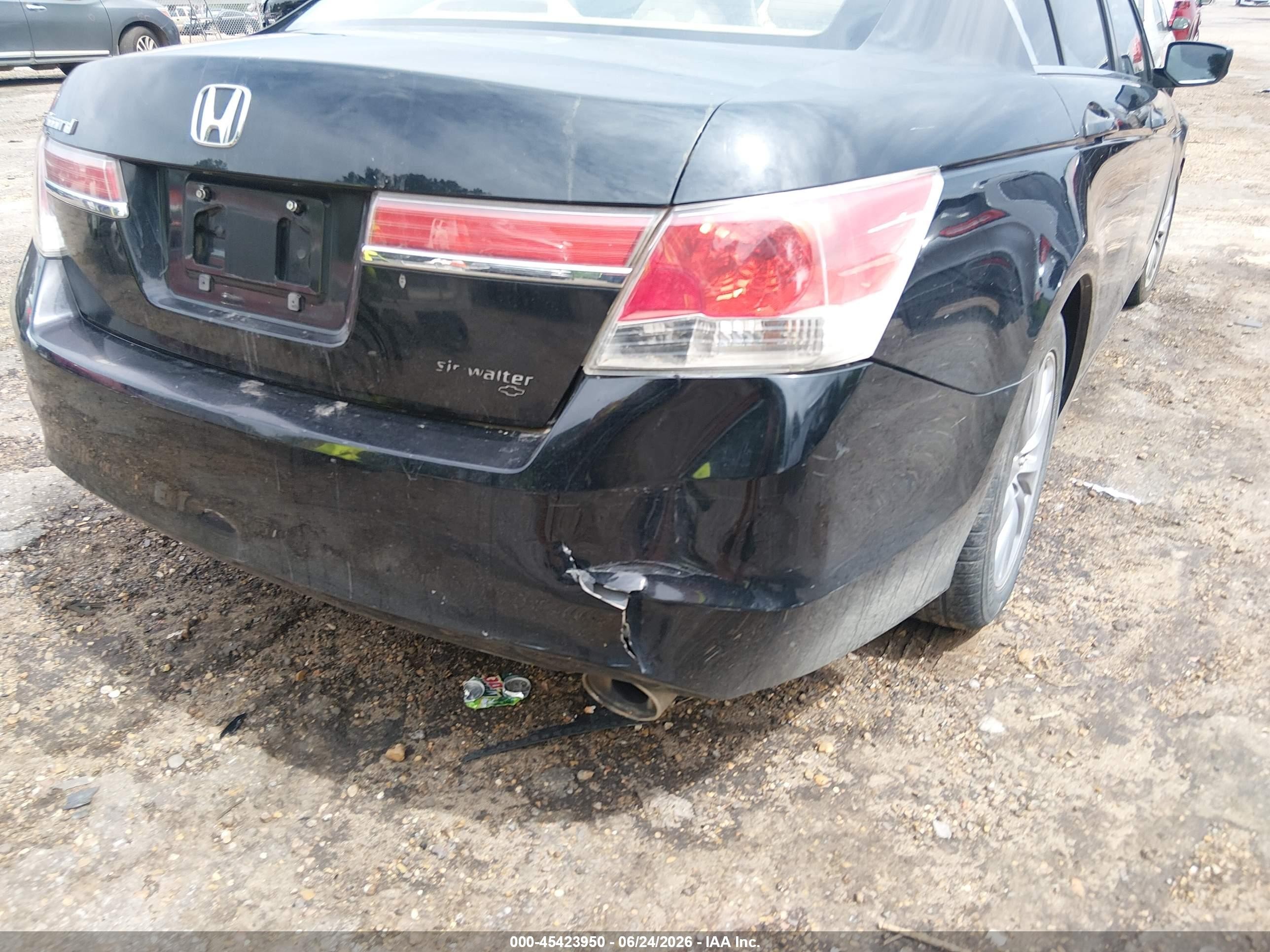 2012 Honda Accord 2.4 Ex-l Black vin: 1HGCP2F88CA033975