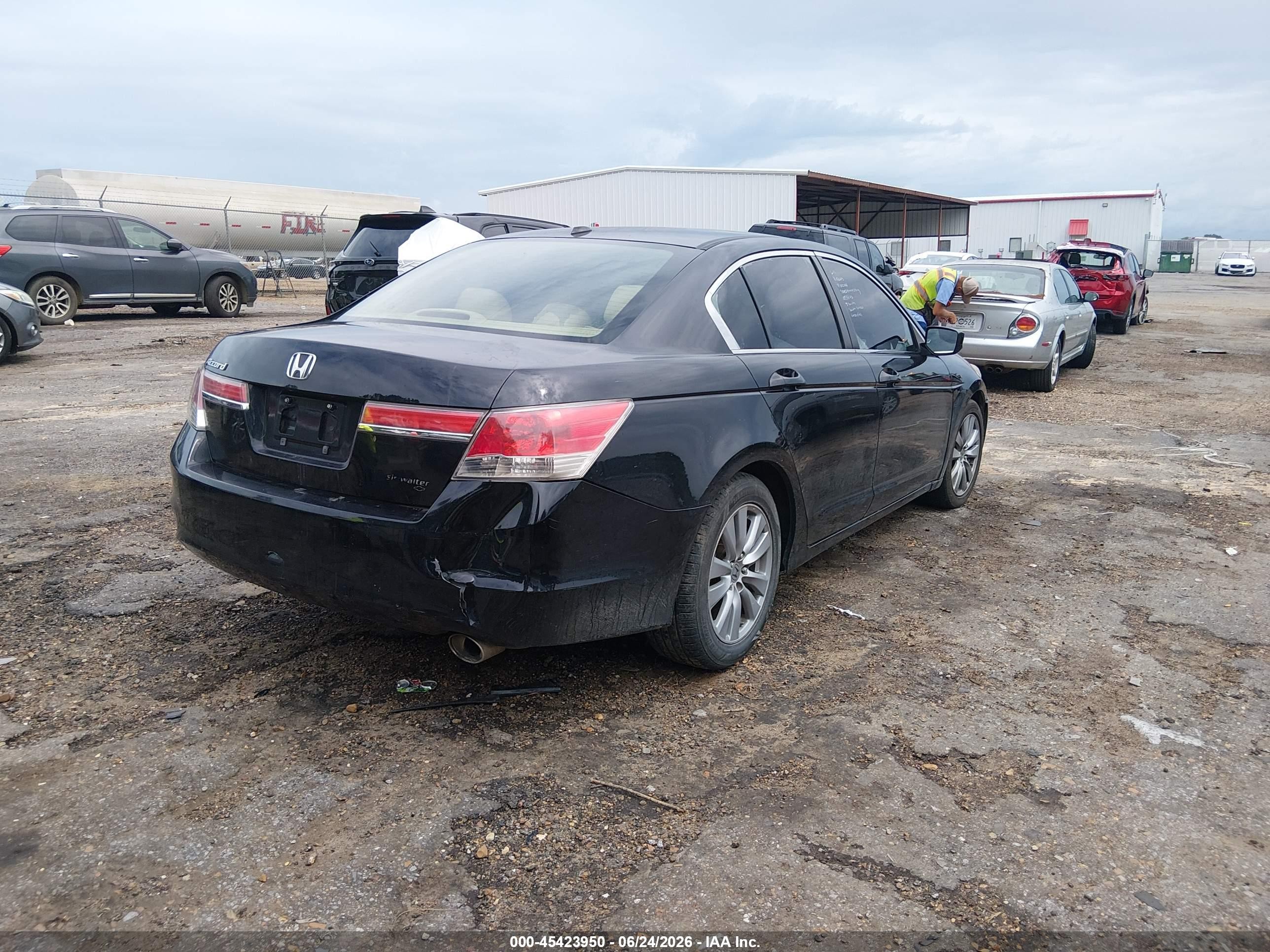 2012 Honda Accord 2.4 Ex-l Black vin: 1HGCP2F88CA033975
