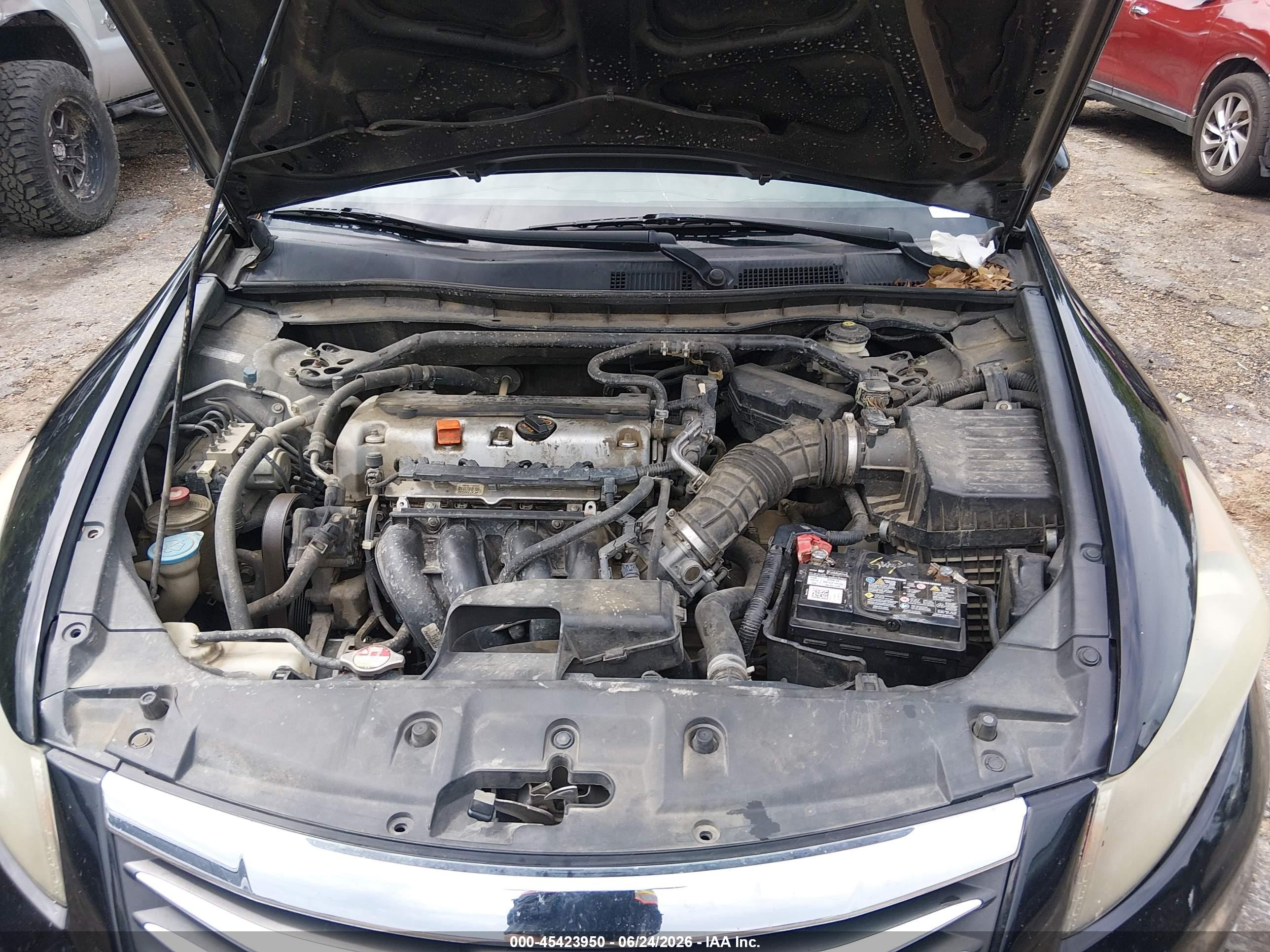 2012 Honda Accord 2.4 Ex-l Black vin: 1HGCP2F88CA033975