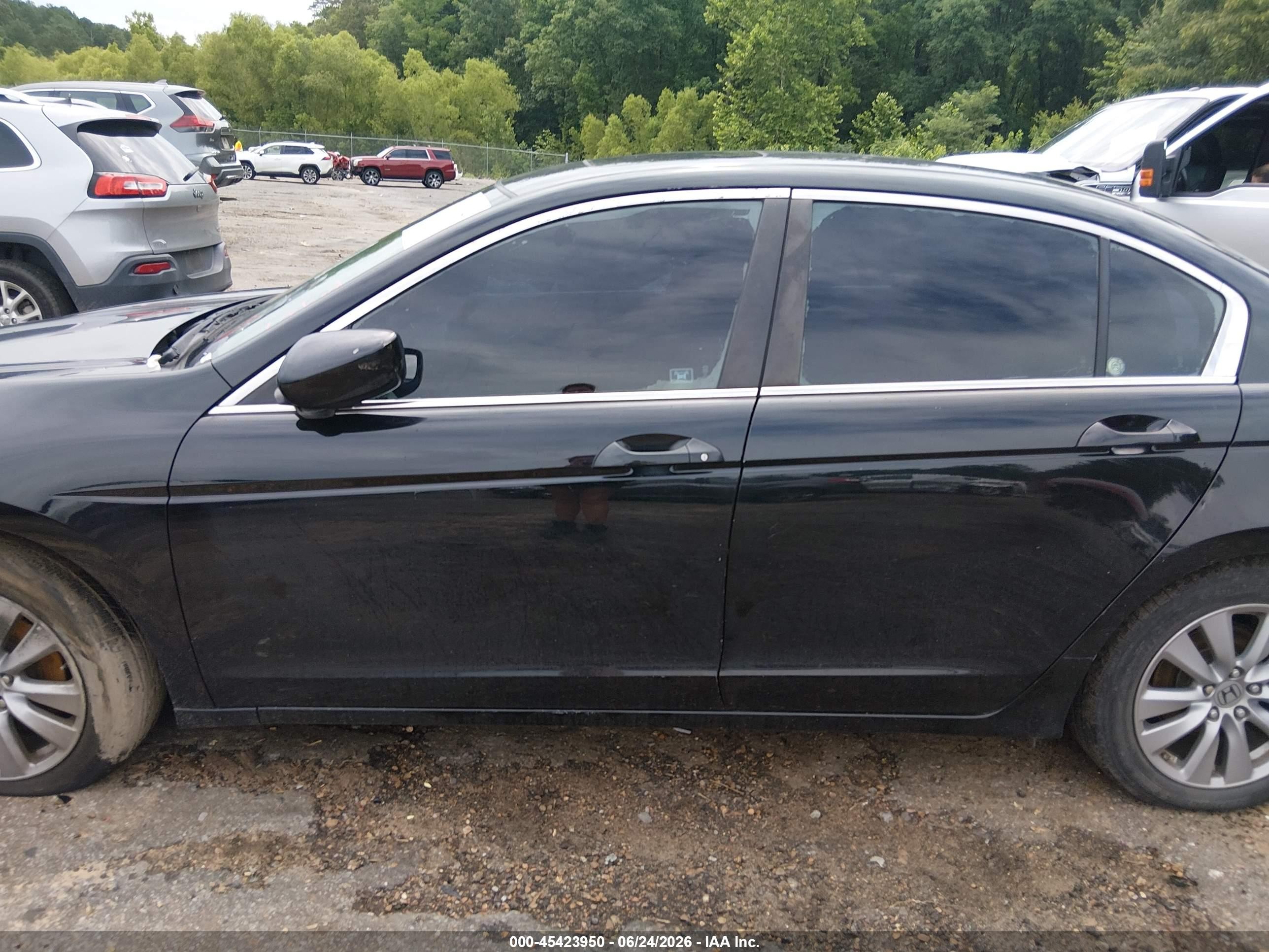 2012 Honda Accord 2.4 Ex-l Black vin: 1HGCP2F88CA033975