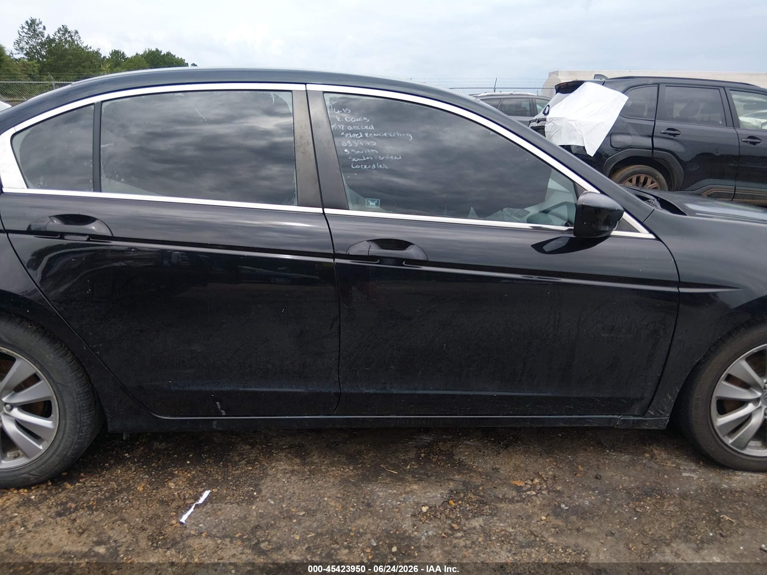 2012 Honda Accord 2.4 Ex-l Black vin: 1HGCP2F88CA033975