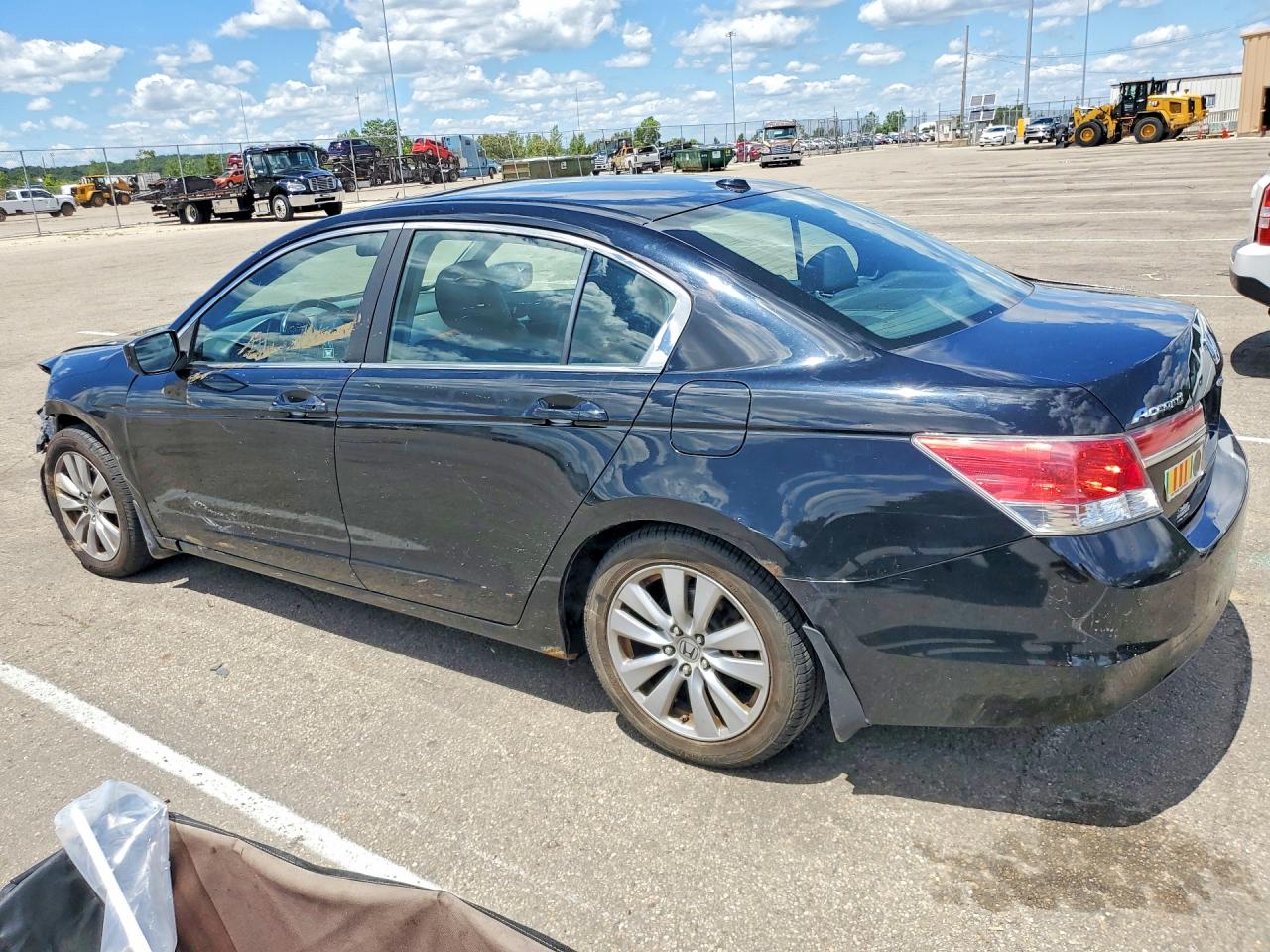 2012 Honda Accord Exl Black vin: 1HGCP2F88CA035239