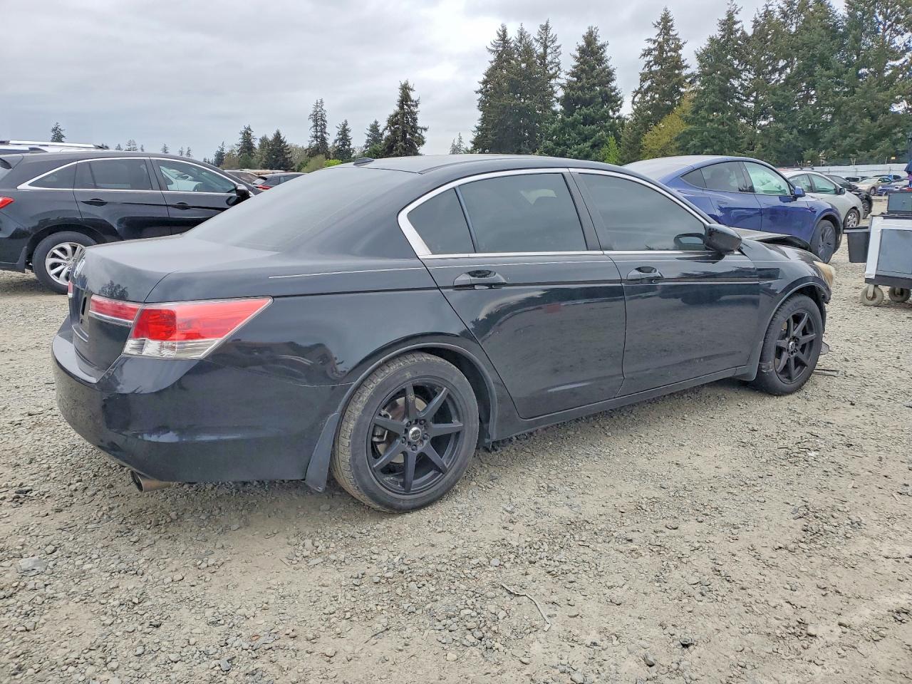 2012 Honda Accord Exl Black vin: 1HGCP2F88CA052719