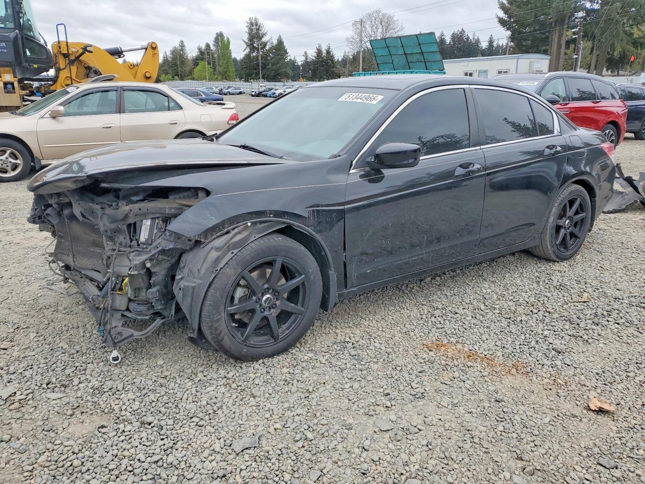 2012 Honda Accord Exl Black vin: 1HGCP2F88CA052719