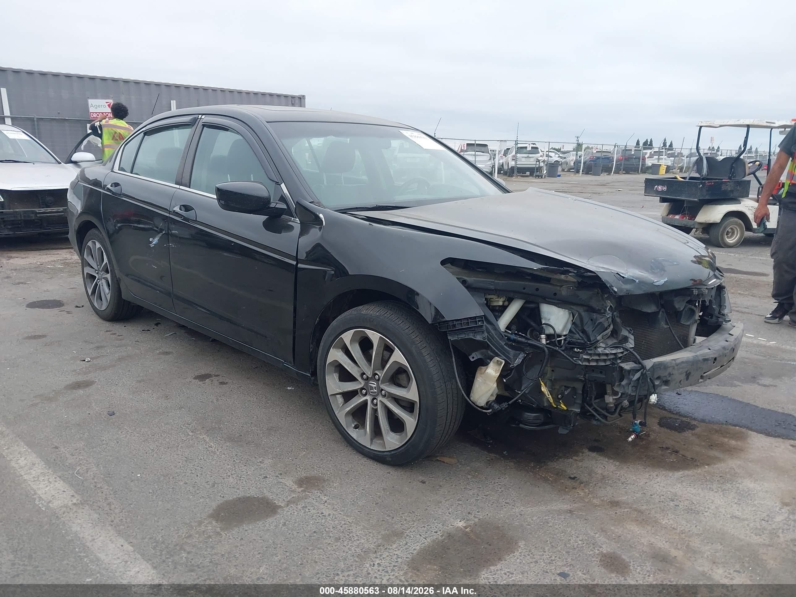 2012 Honda Accord 2.4 Ex-l Black vin: 1HGCP2F88CA065423