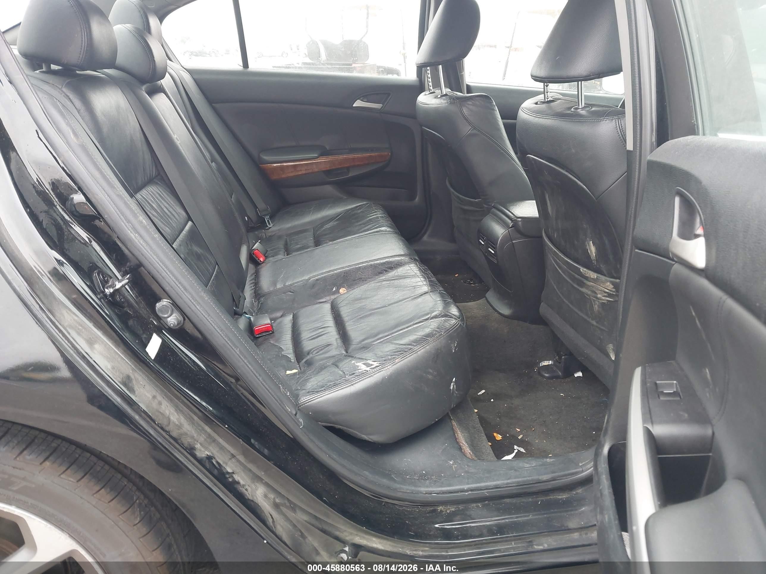 2012 Honda Accord 2.4 Ex-l Черный vin: 1HGCP2F88CA065423