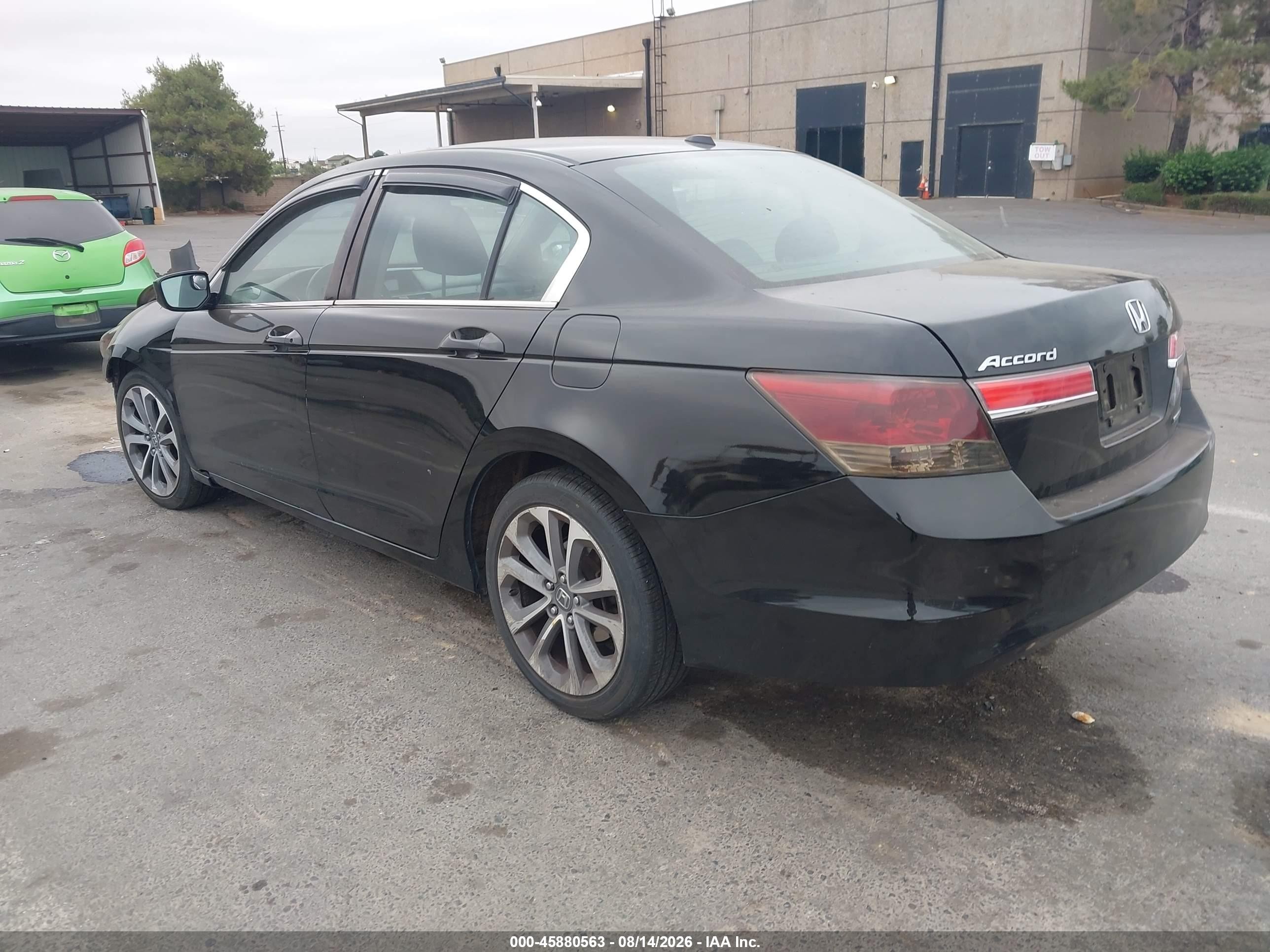2012 Honda Accord 2.4 Ex-l Черный vin: 1HGCP2F88CA065423