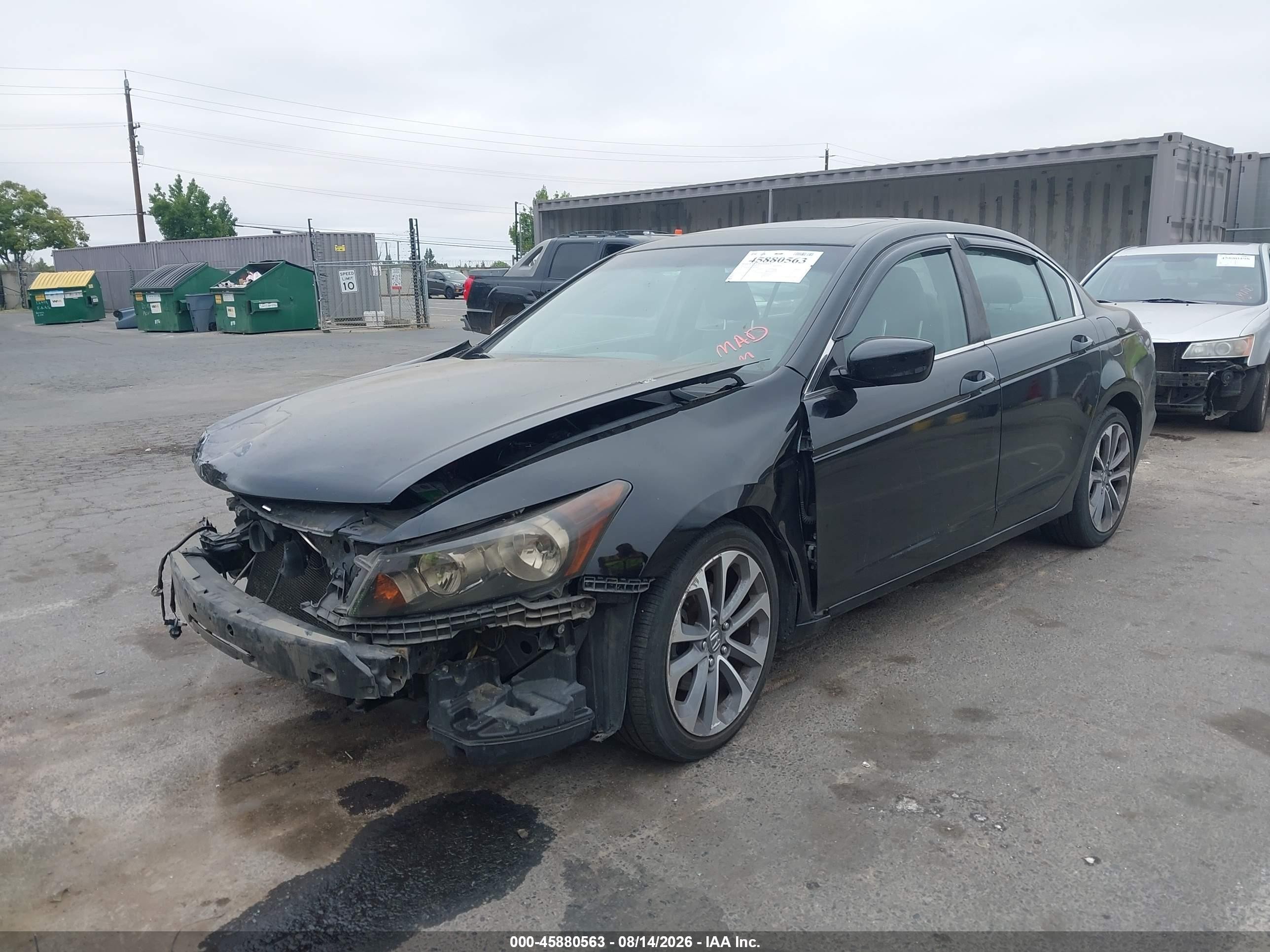2012 Honda Accord 2.4 Ex-l Черный vin: 1HGCP2F88CA065423