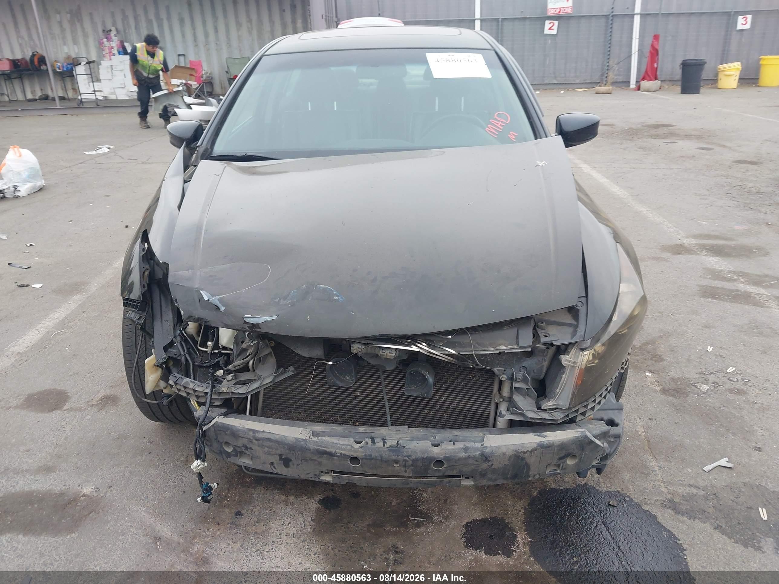 2012 Honda Accord 2.4 Ex-l Черный vin: 1HGCP2F88CA065423