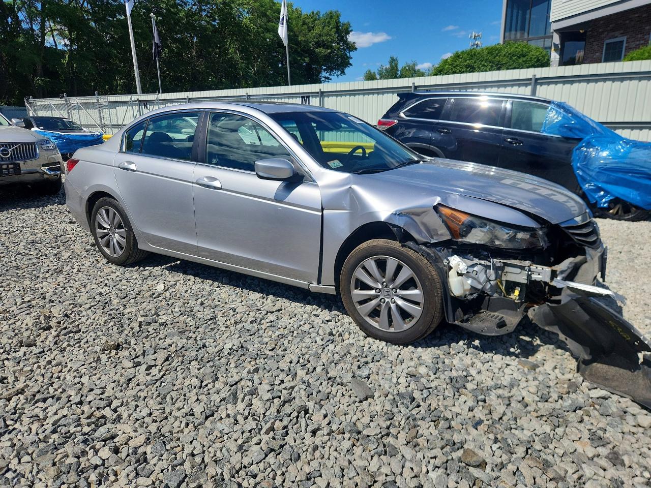 2012 Honda Accord Exl Silver vin: 1HGCP2F88CA081380