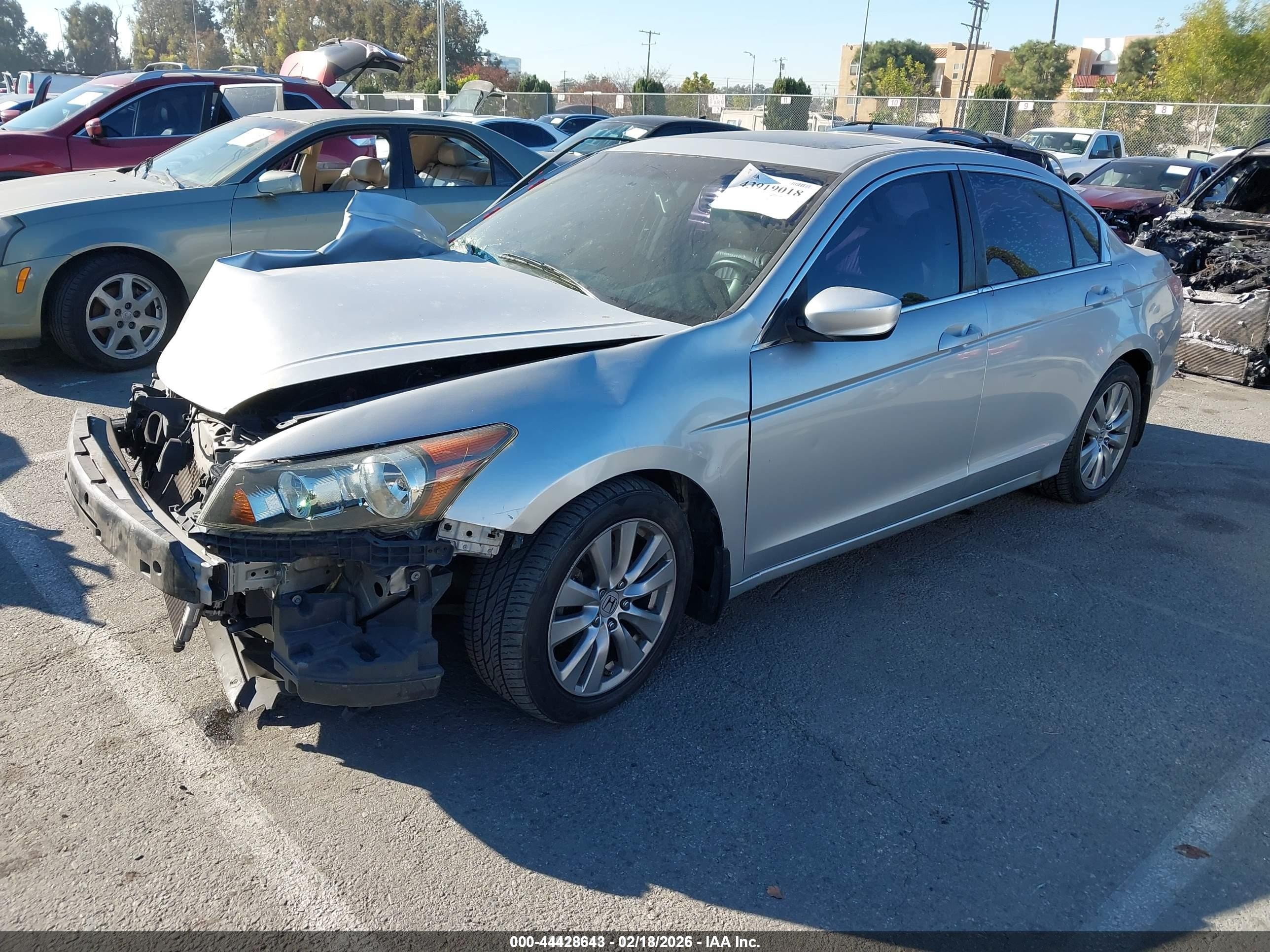 2012 Honda Accord 2.4 Ex-l Silver vin: 1HGCP2F88CA221234