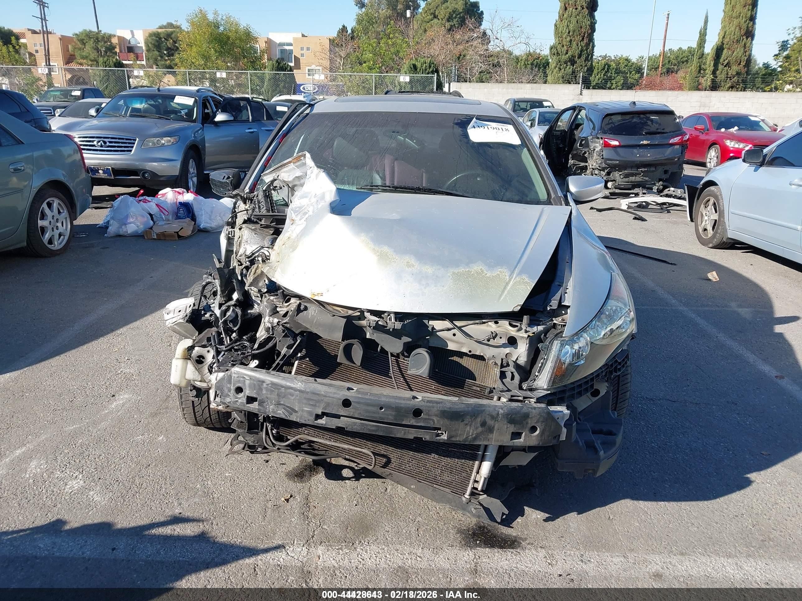 2012 Honda Accord 2.4 Ex-l Silver vin: 1HGCP2F88CA221234