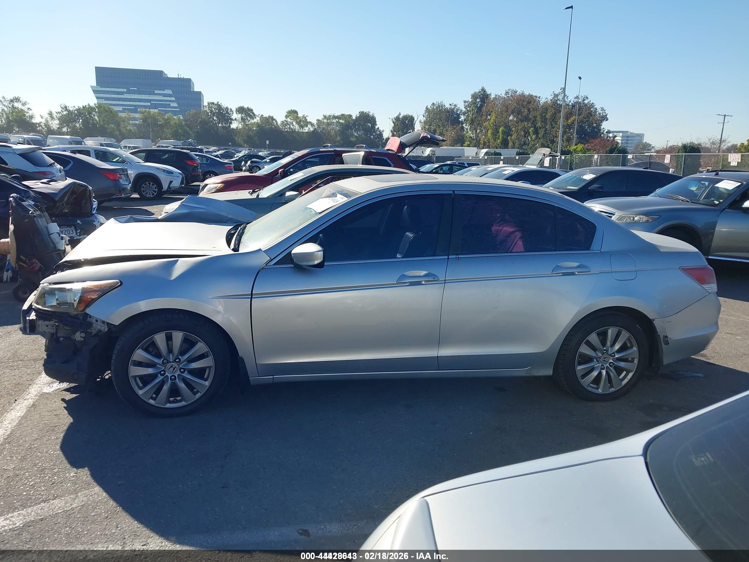 2012 Honda Accord 2.4 Ex-l Silver vin: 1HGCP2F88CA221234