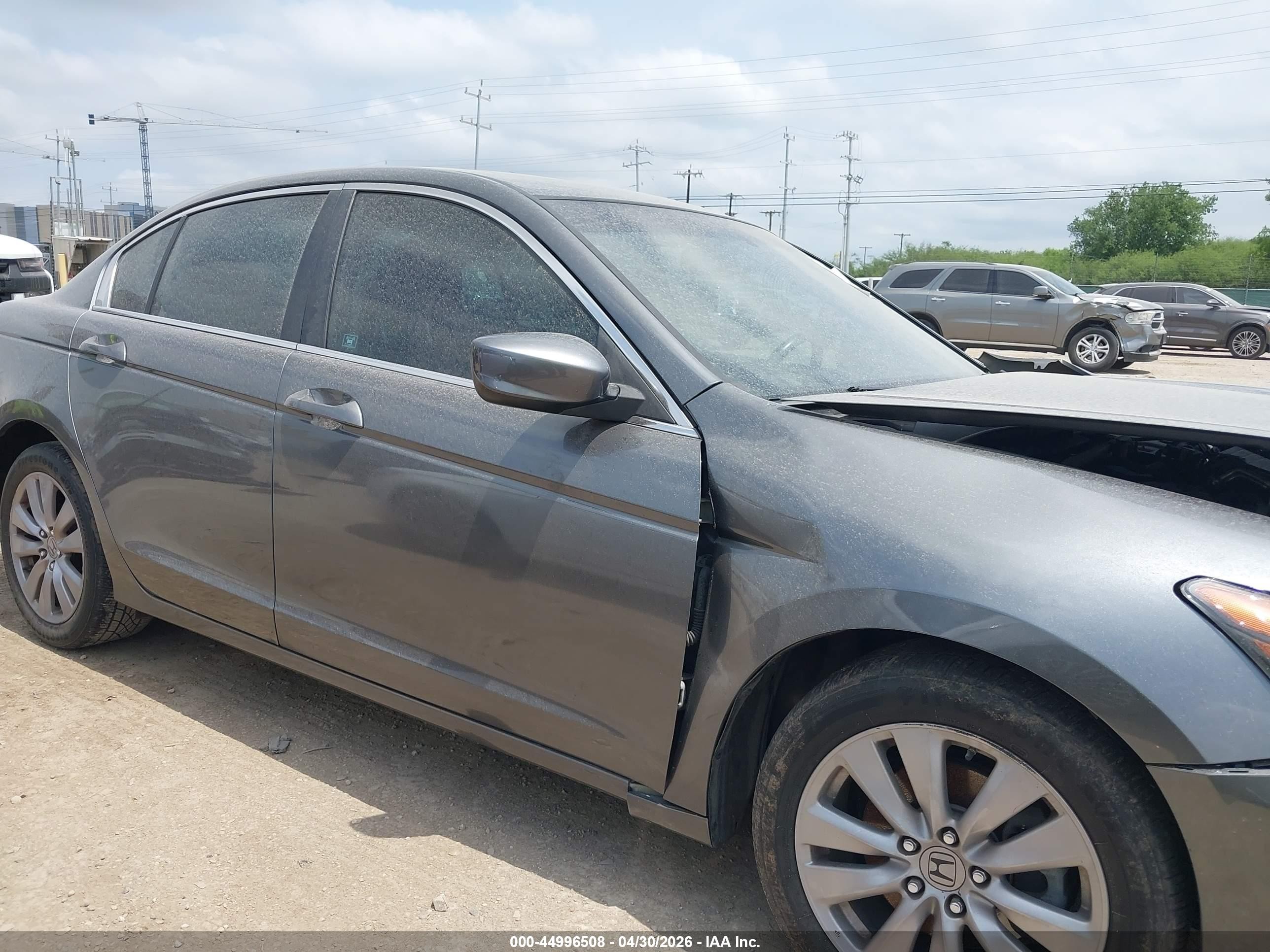 2012 Honda Accord 2.4 Ex-l Gray vin: 1HGCP2F88CA222500