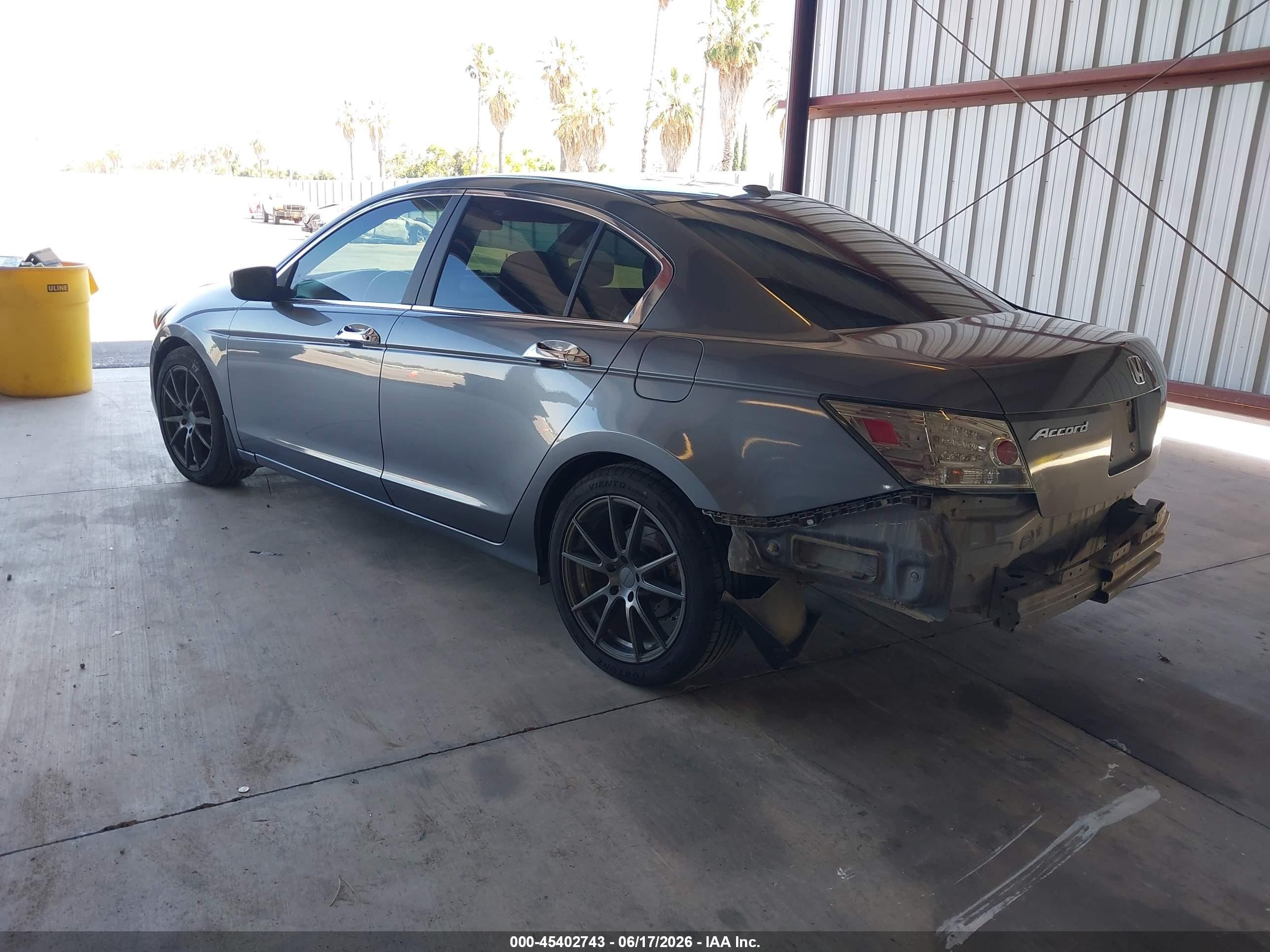 2010 Honda Accord 2.4 Ex-l Gray vin: 1HGCP2F89AA036252