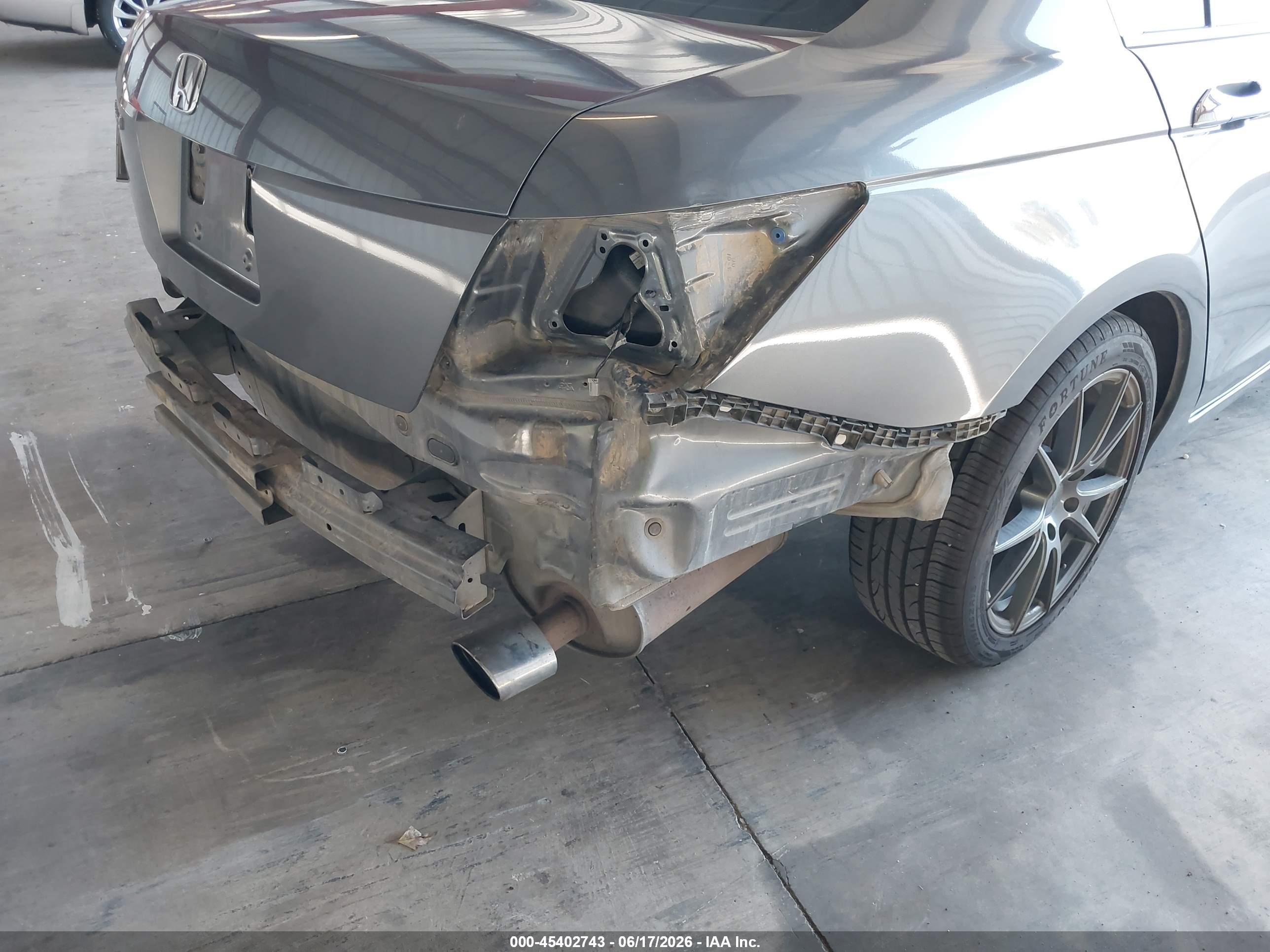 2010 Honda Accord 2.4 Ex-l Gray vin: 1HGCP2F89AA036252