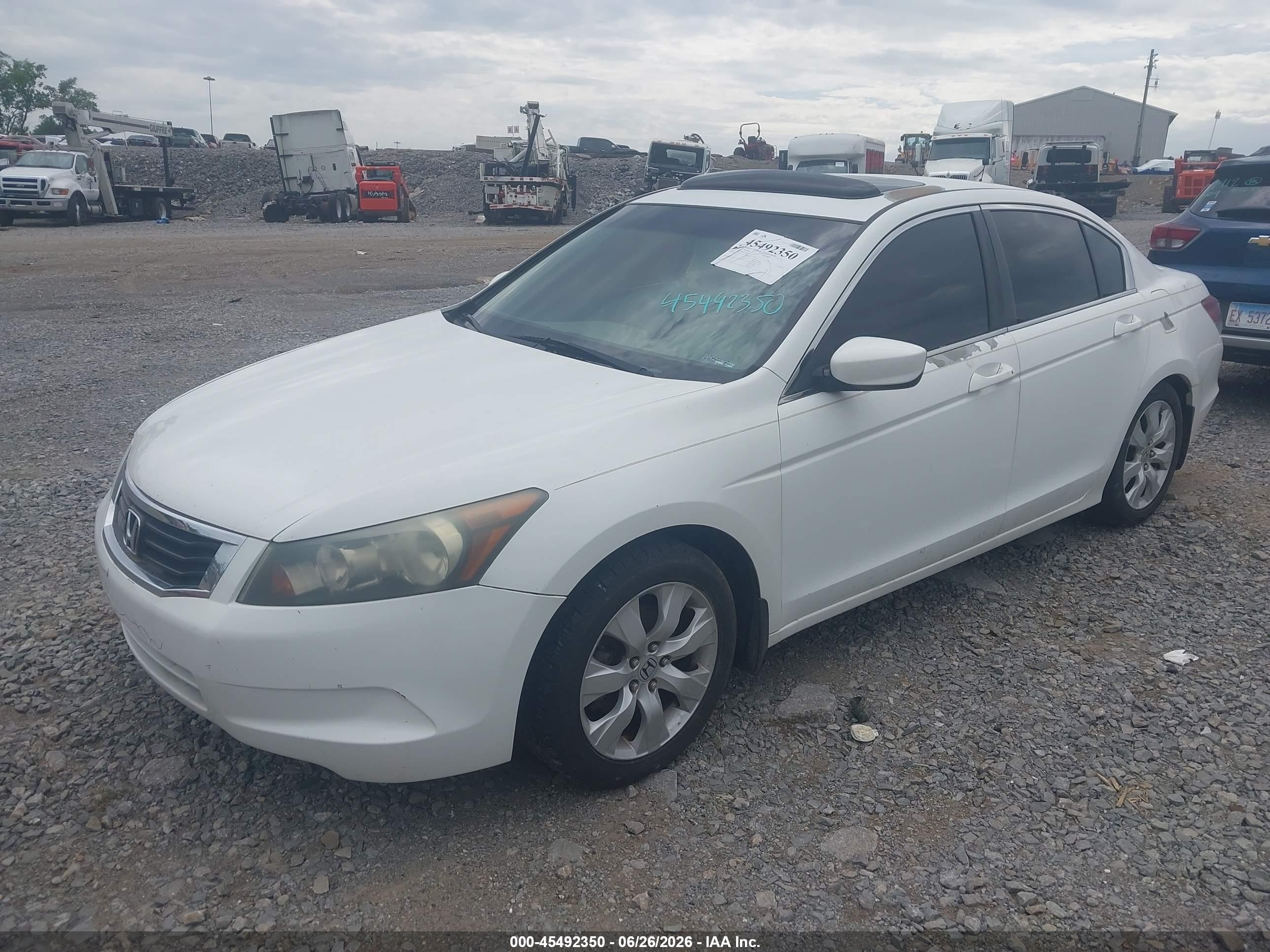 2010 Honda Accord 2.4 Ex-l Red vin: 1HGCP2F89AA036820