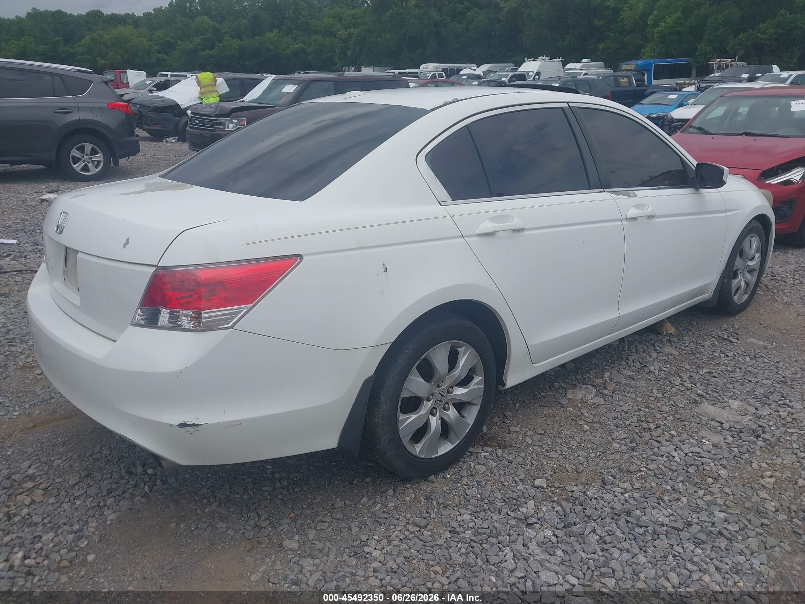 2010 Honda Accord 2.4 Ex-l Red vin: 1HGCP2F89AA036820