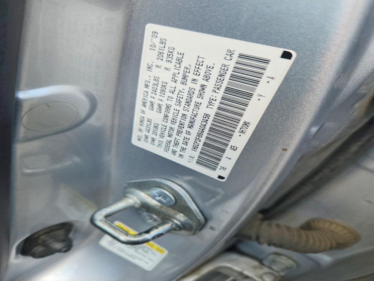 2010 Honda Accord Exl Silver vin: 1HGCP2F89AA043458