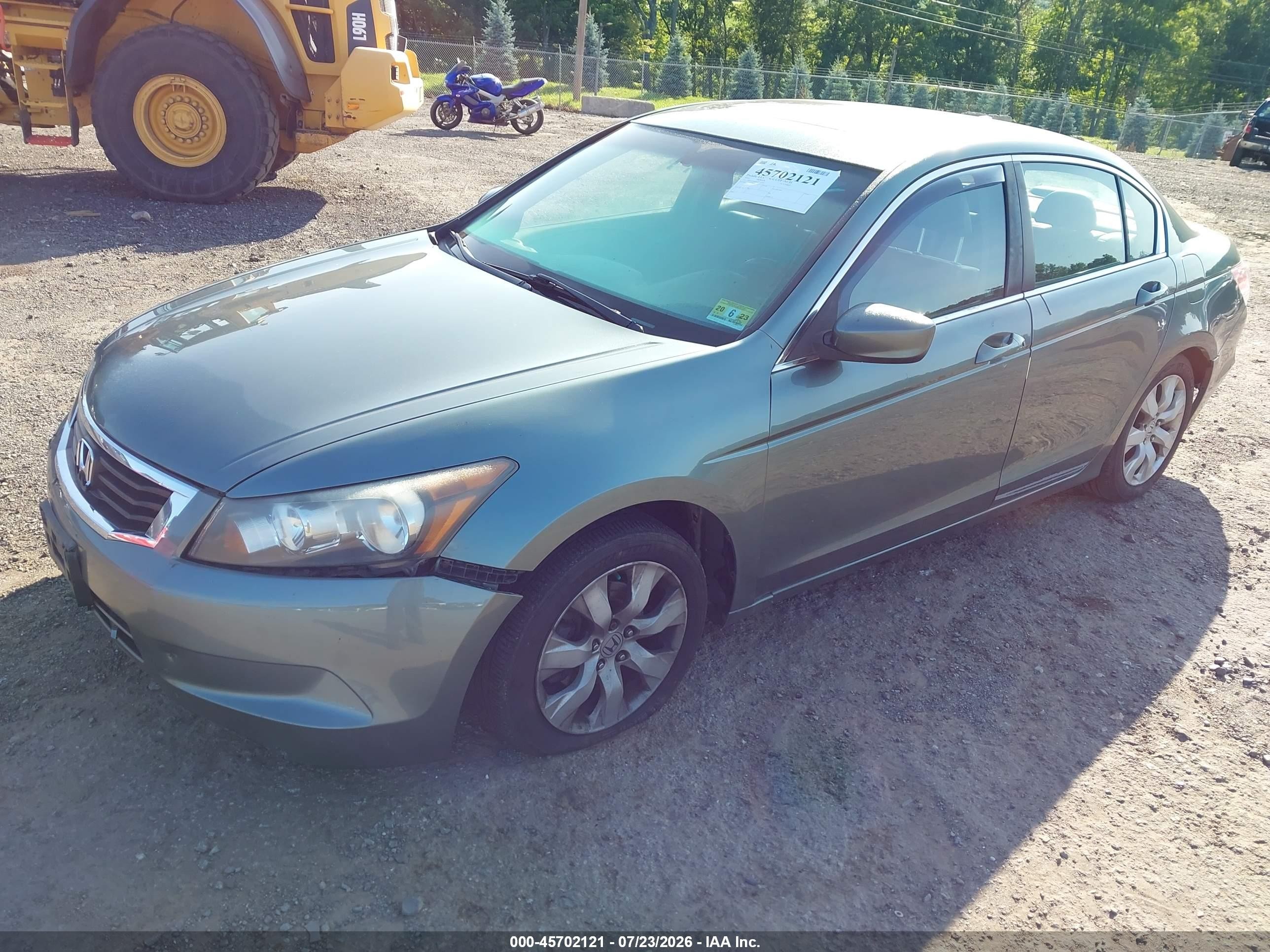 2010 Honda Accord 2.4 Ex-l Green vin: 1HGCP2F89AA044545