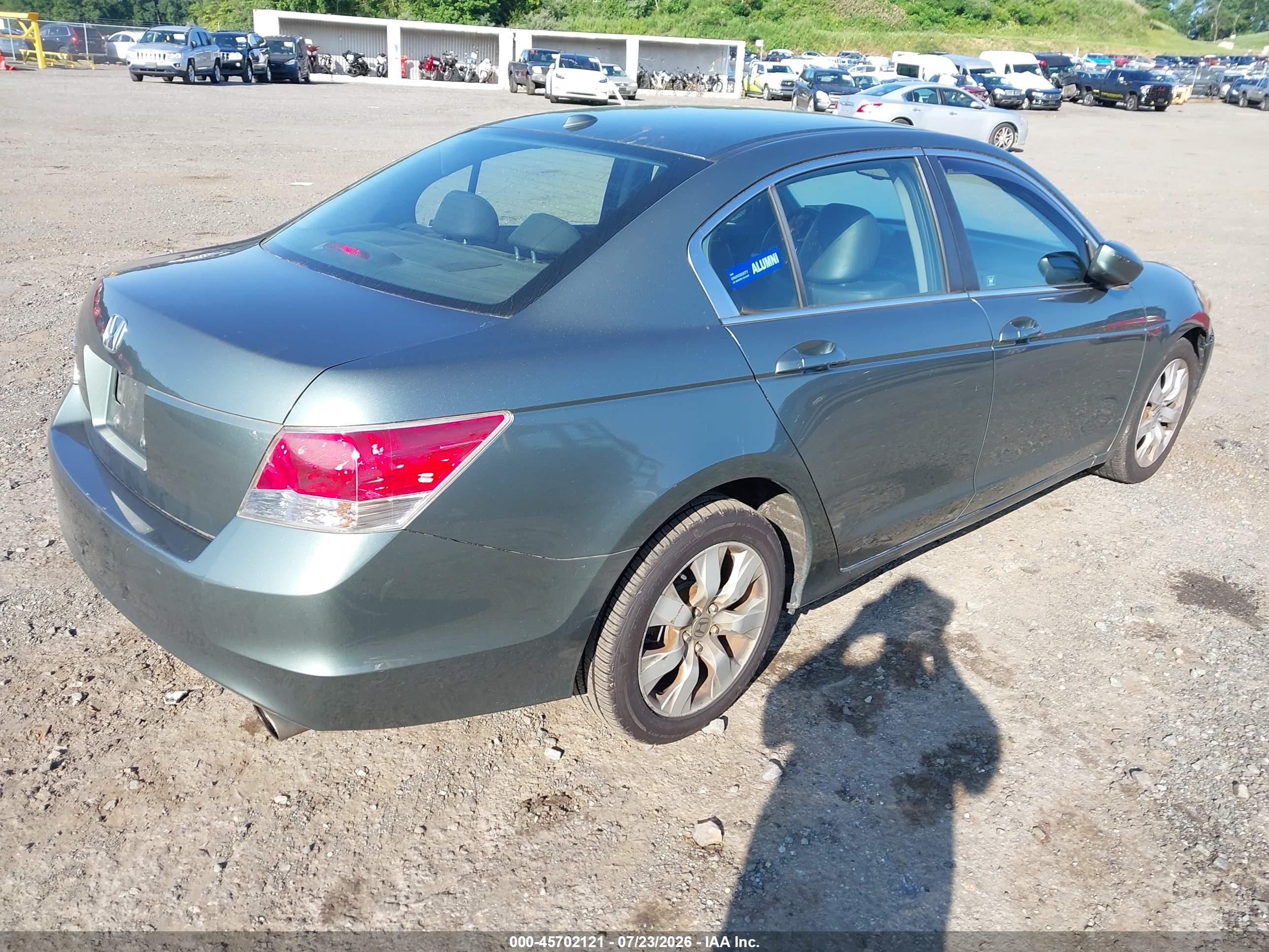2010 Honda Accord 2.4 Ex-l Green vin: 1HGCP2F89AA044545