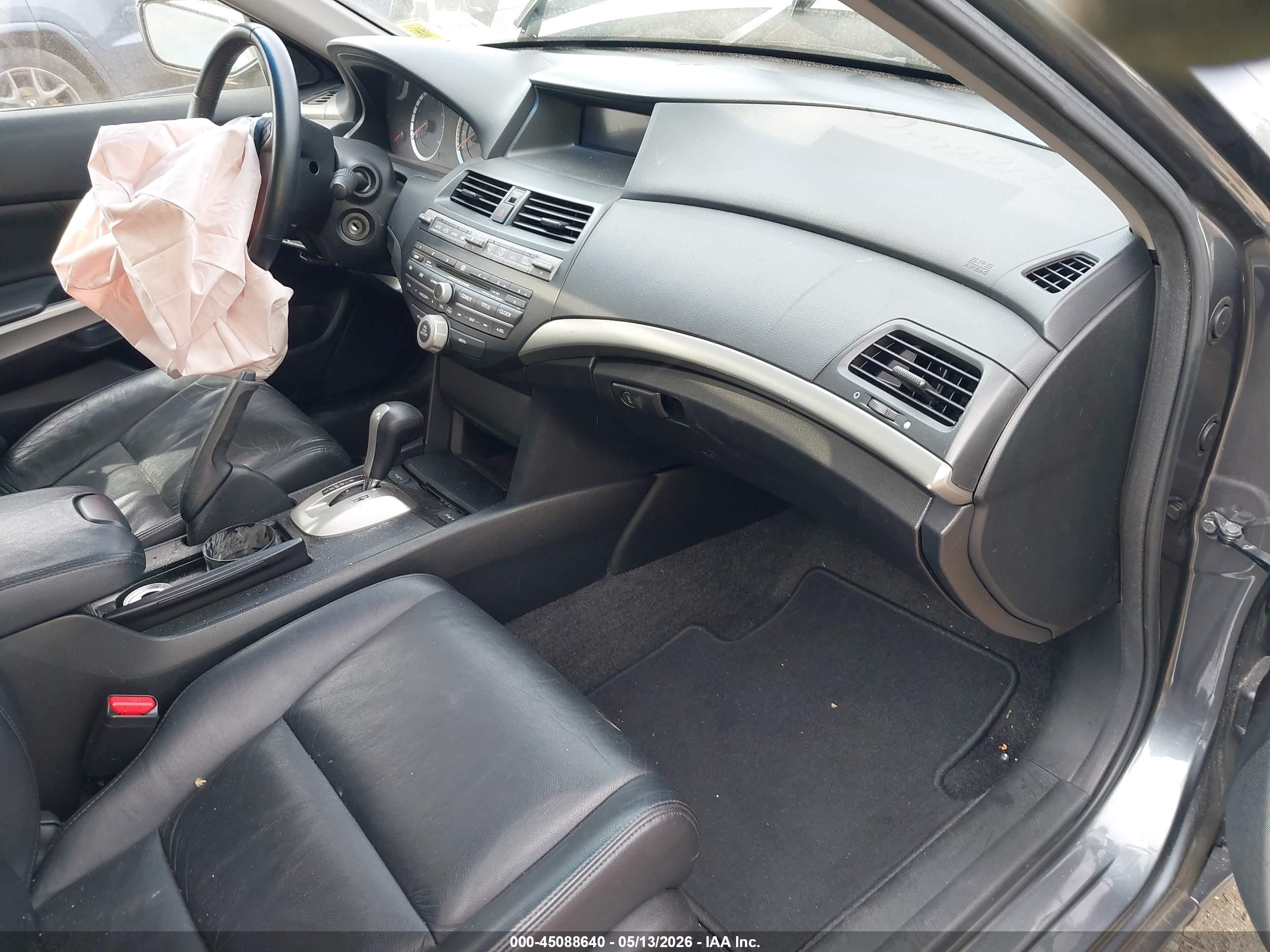 2010 Honda Accord 2.4 Ex-l Gray vin: 1HGCP2F89AA050779