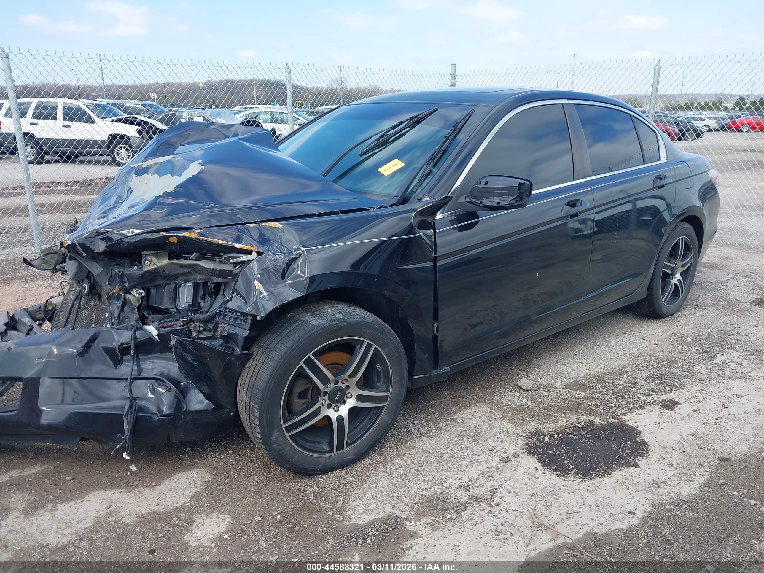 2010 Honda Accord 2.4 Ex-l Black vin: 1HGCP2F89AA051527