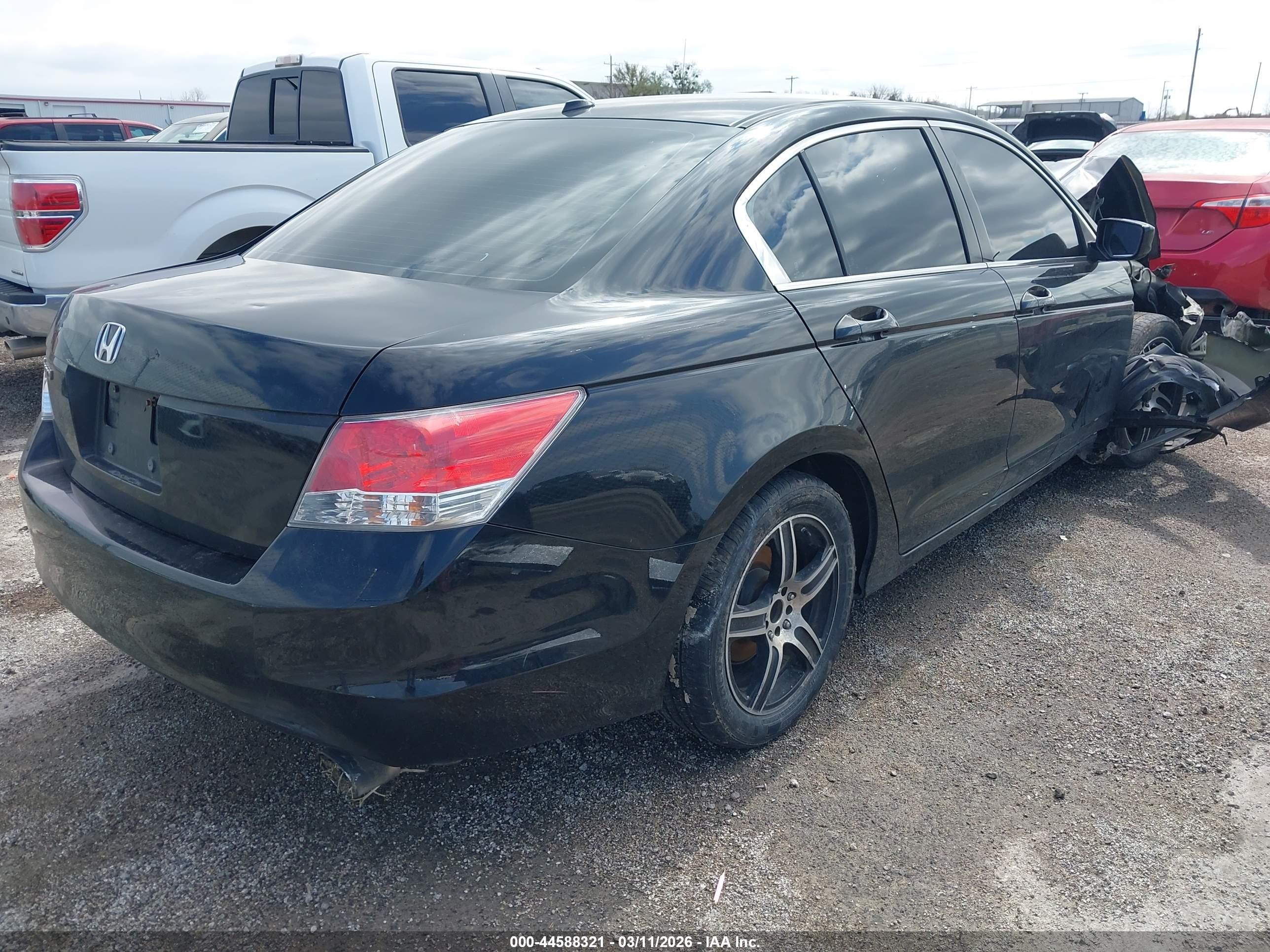 2010 Honda Accord 2.4 Ex-l Black vin: 1HGCP2F89AA051527