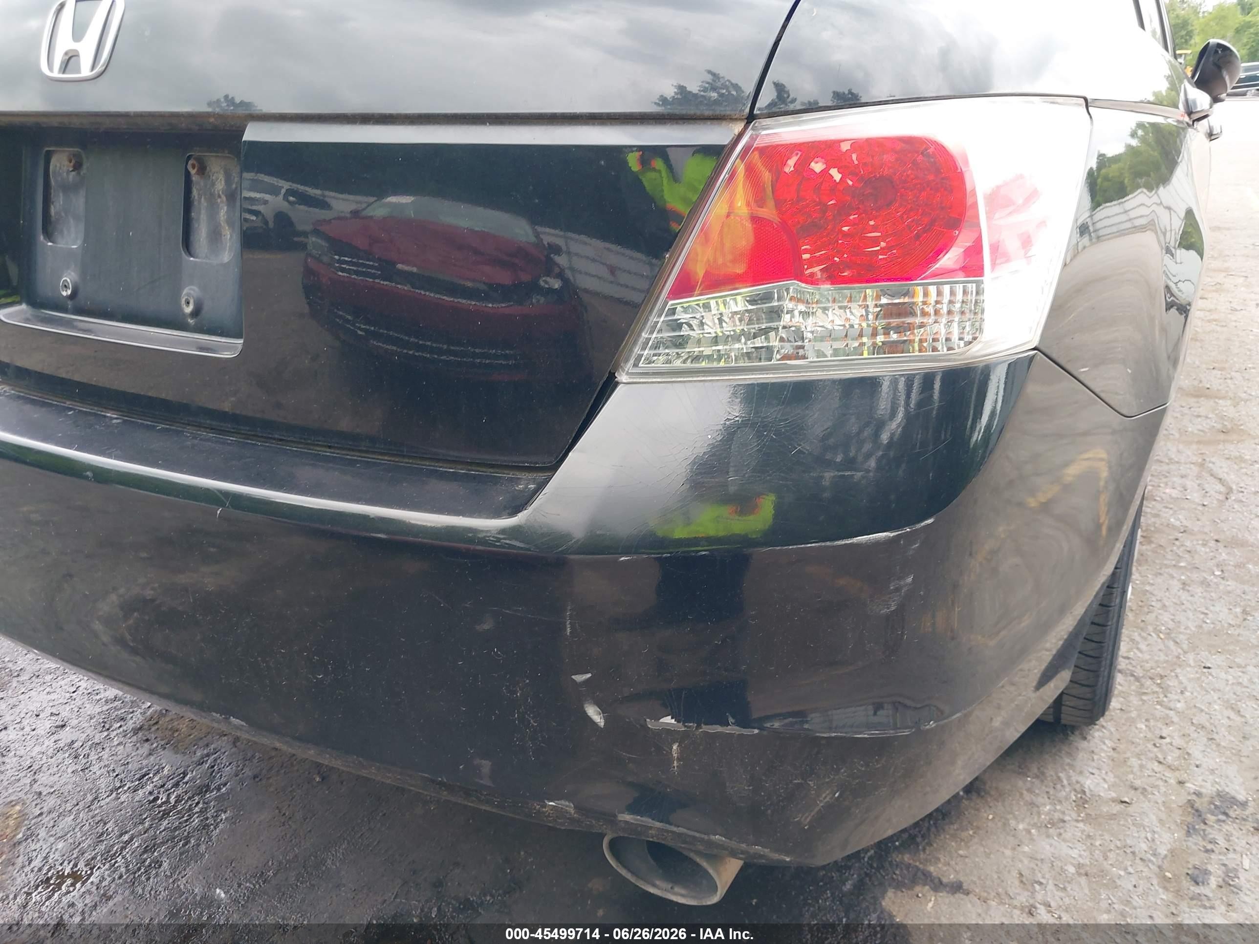 2010 Honda Accord 2.4 Ex-l Black vin: 1HGCP2F89AA057621