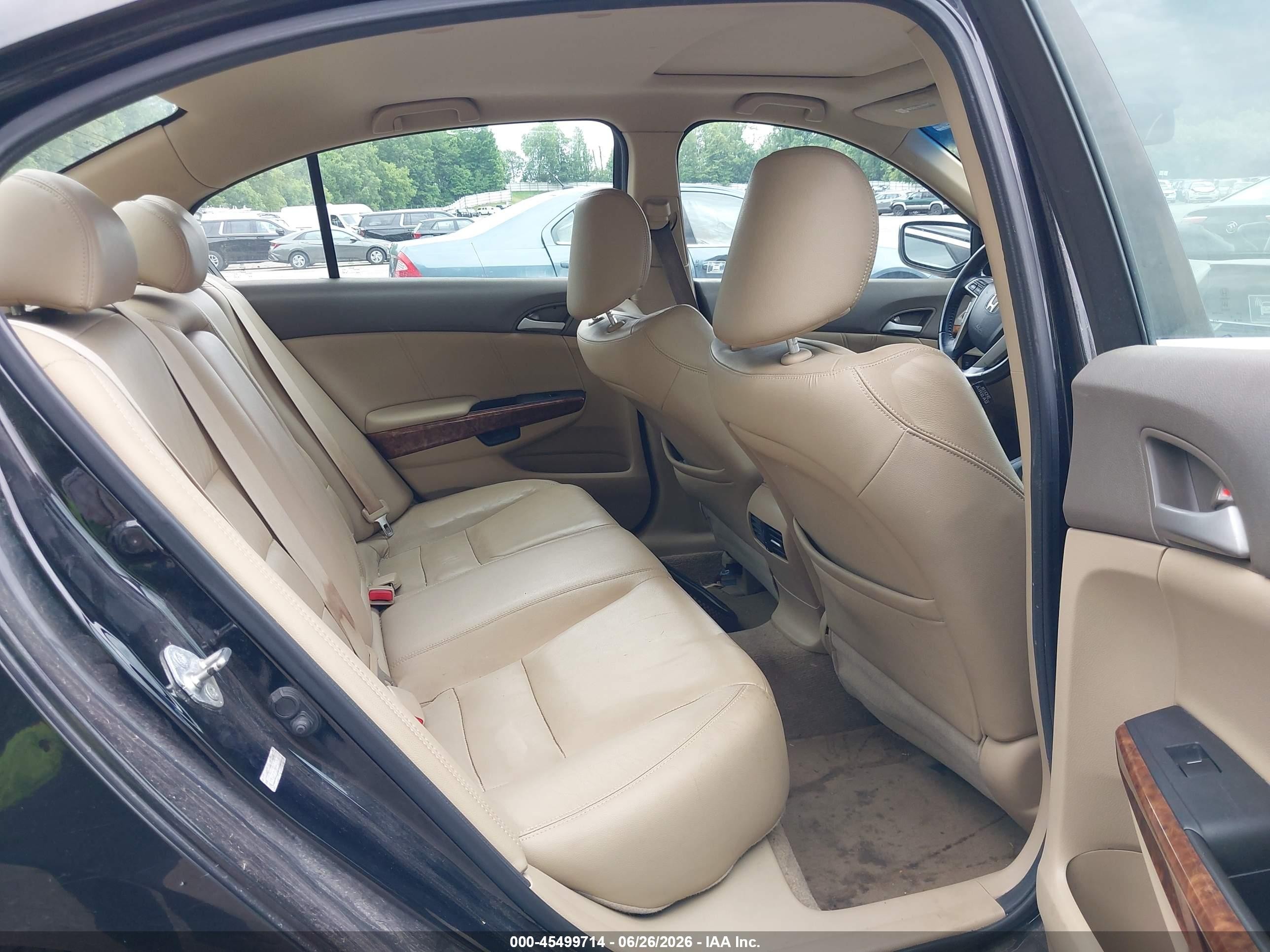 2010 Honda Accord 2.4 Ex-l Black vin: 1HGCP2F89AA057621