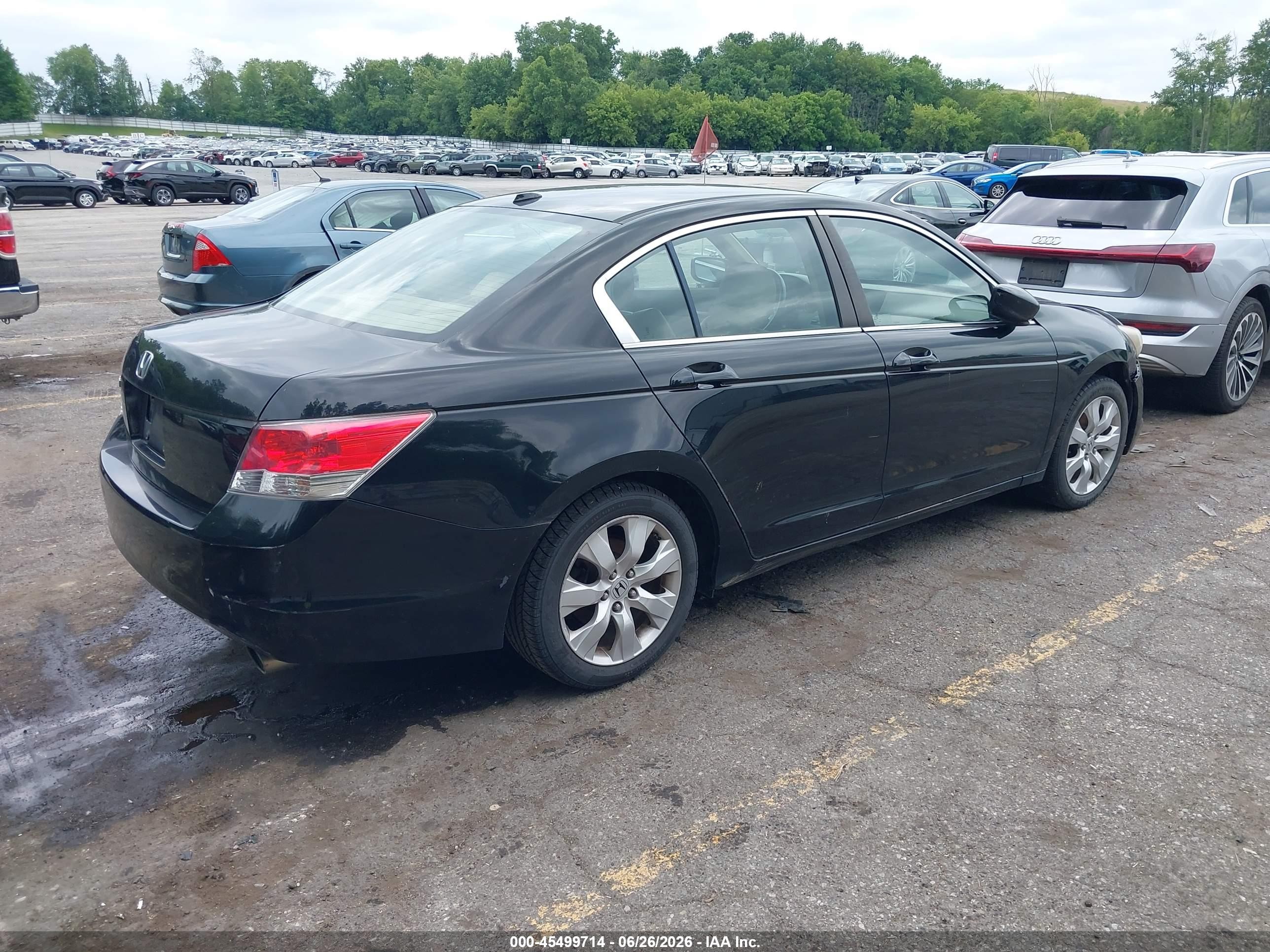 2010 Honda Accord 2.4 Ex-l Black vin: 1HGCP2F89AA057621