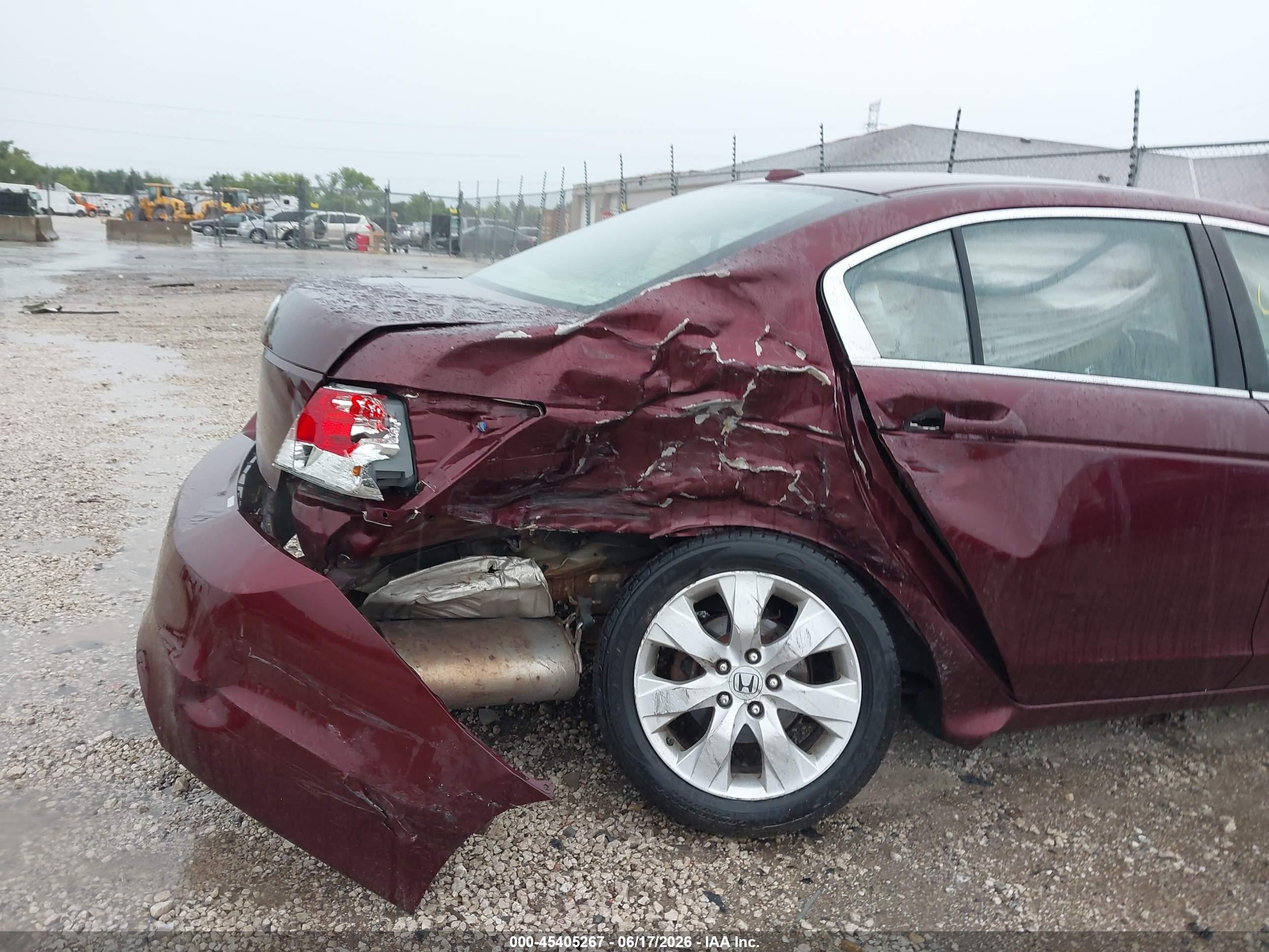 2010 Honda Accord 2.4 Ex-l Maroon vin: 1HGCP2F89AA094037