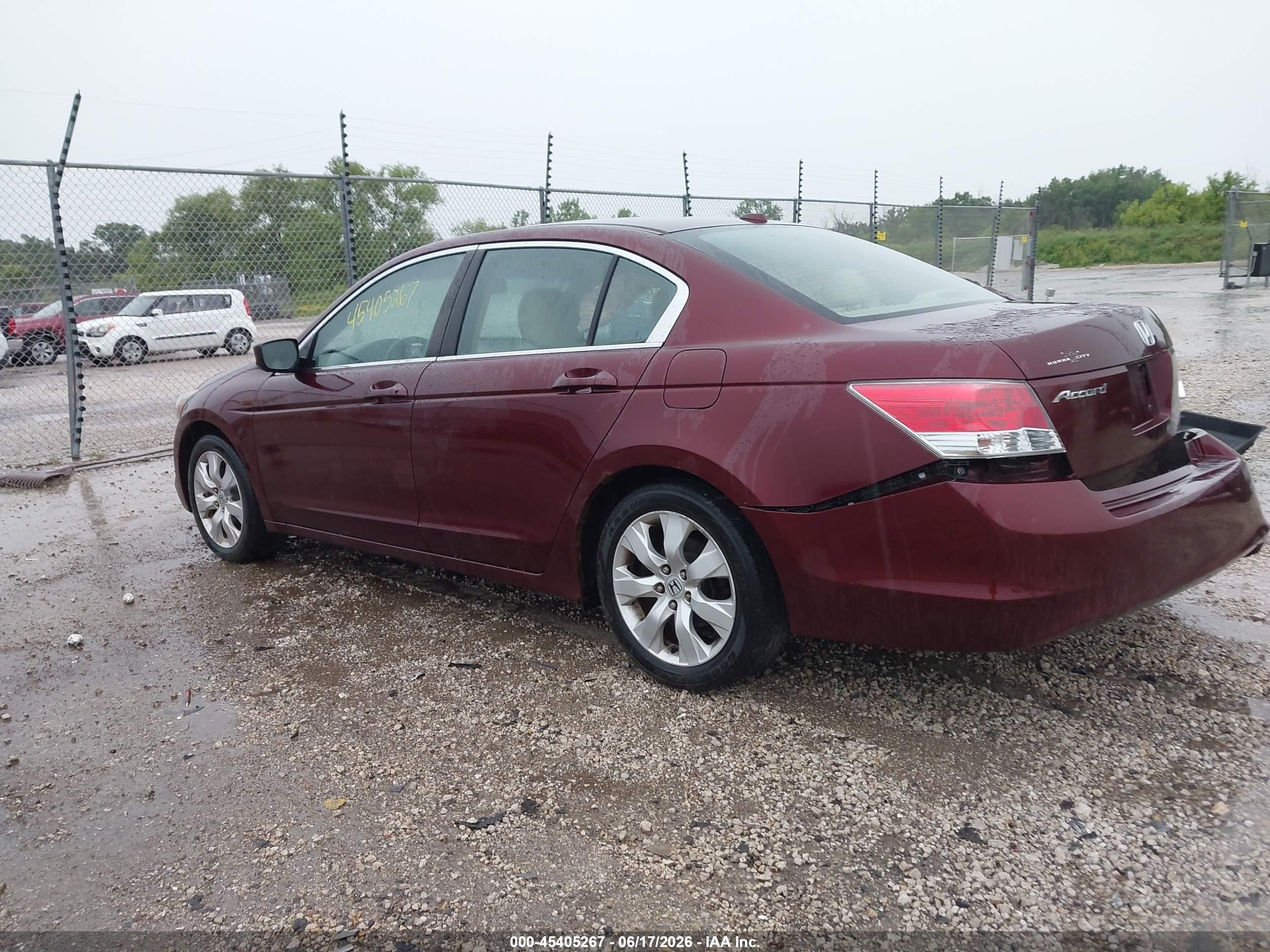 2010 Honda Accord 2.4 Ex-l Maroon vin: 1HGCP2F89AA094037