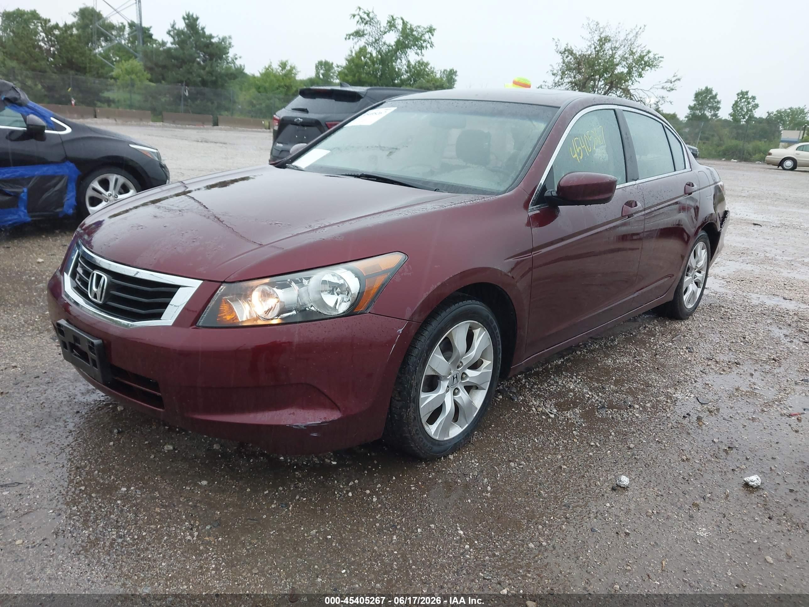 2010 Honda Accord 2.4 Ex-l Maroon vin: 1HGCP2F89AA094037
