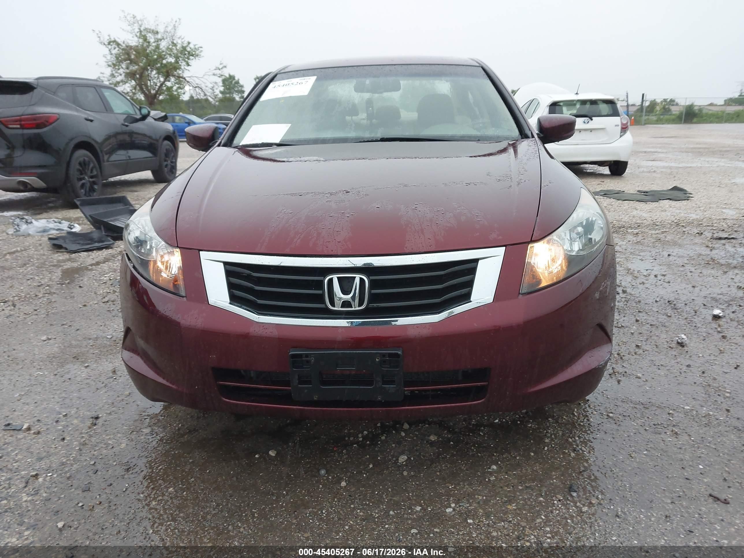 2010 Honda Accord 2.4 Ex-l Maroon vin: 1HGCP2F89AA094037