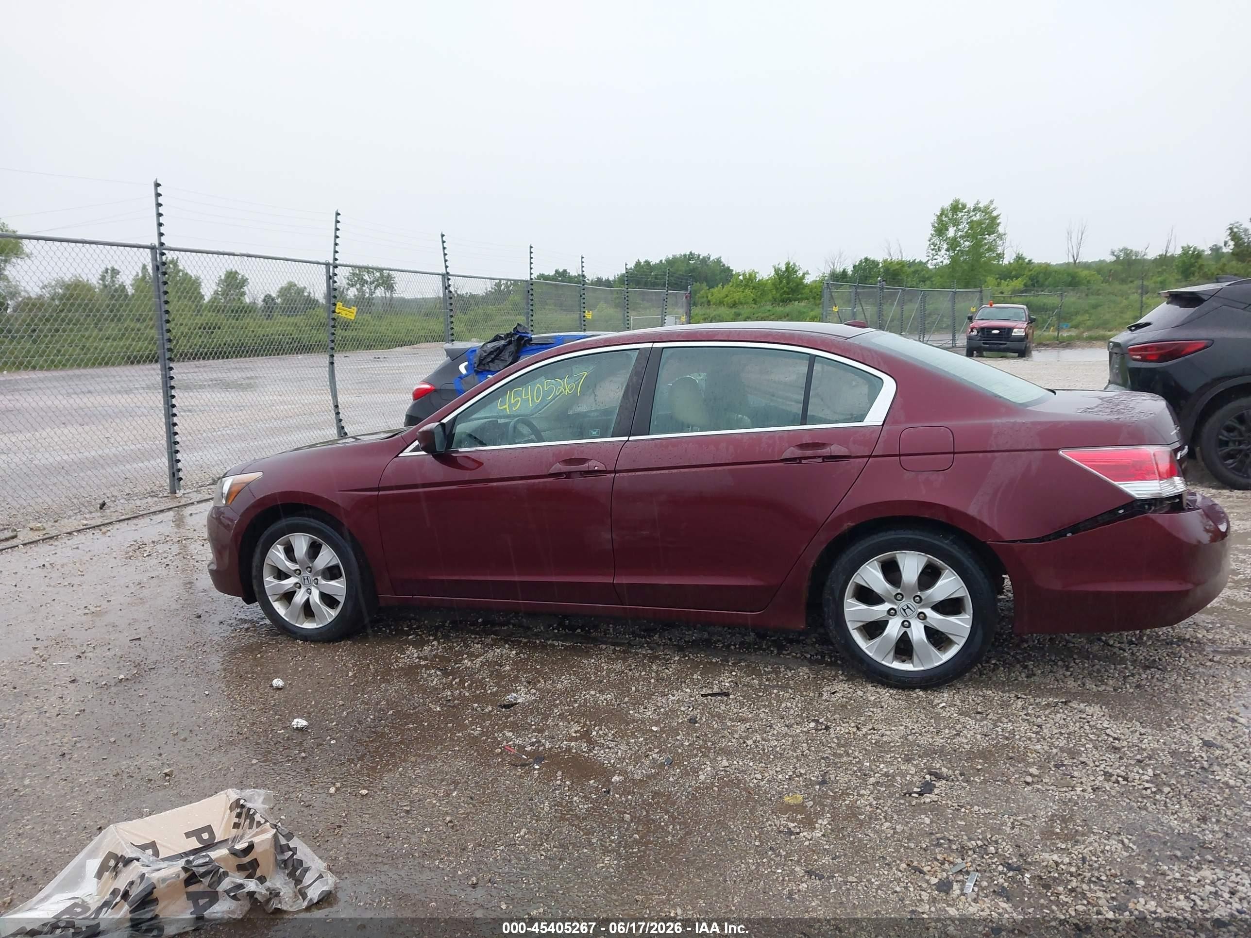 2010 Honda Accord 2.4 Ex-l Maroon vin: 1HGCP2F89AA094037